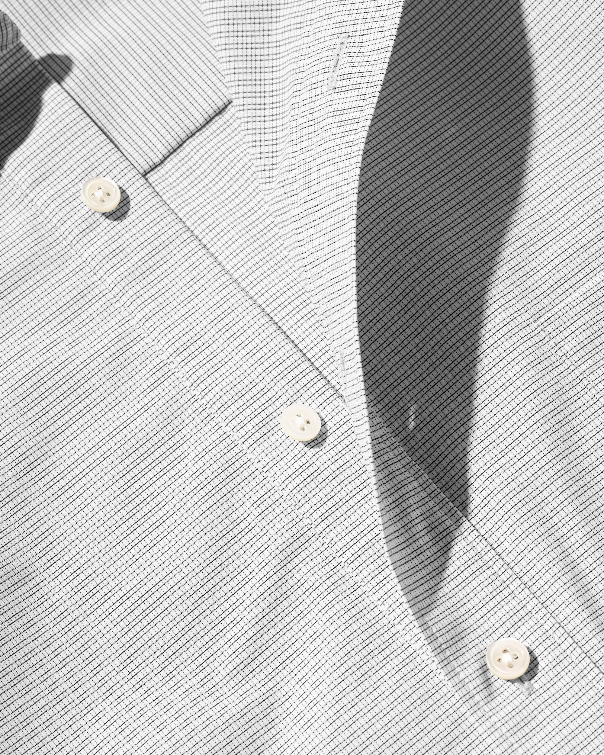 【5.6 TUE 20:00- IN STOCK】MINI PLAID L/S PULLOVER SHIRT (WHITE)
