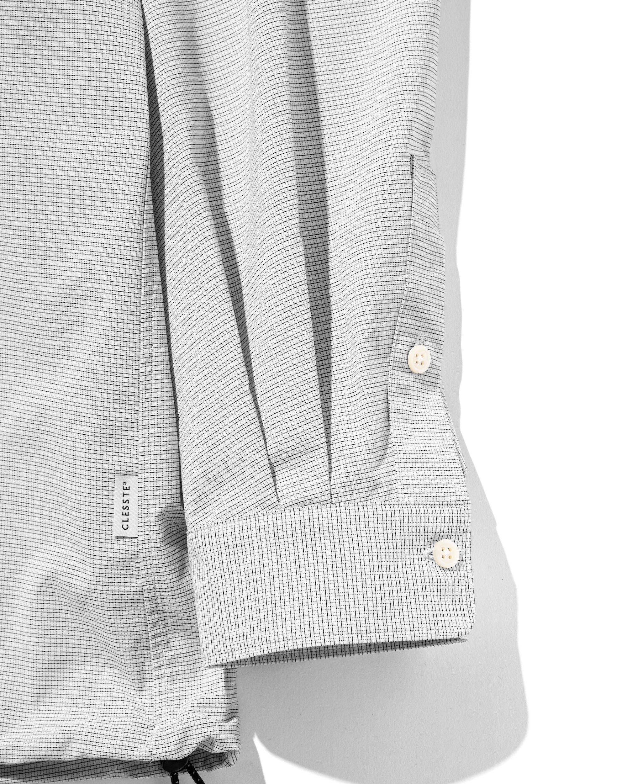 【5.6 TUE 20:00- IN STOCK】MINI PLAID L/S PULLOVER SHIRT (WHITE)