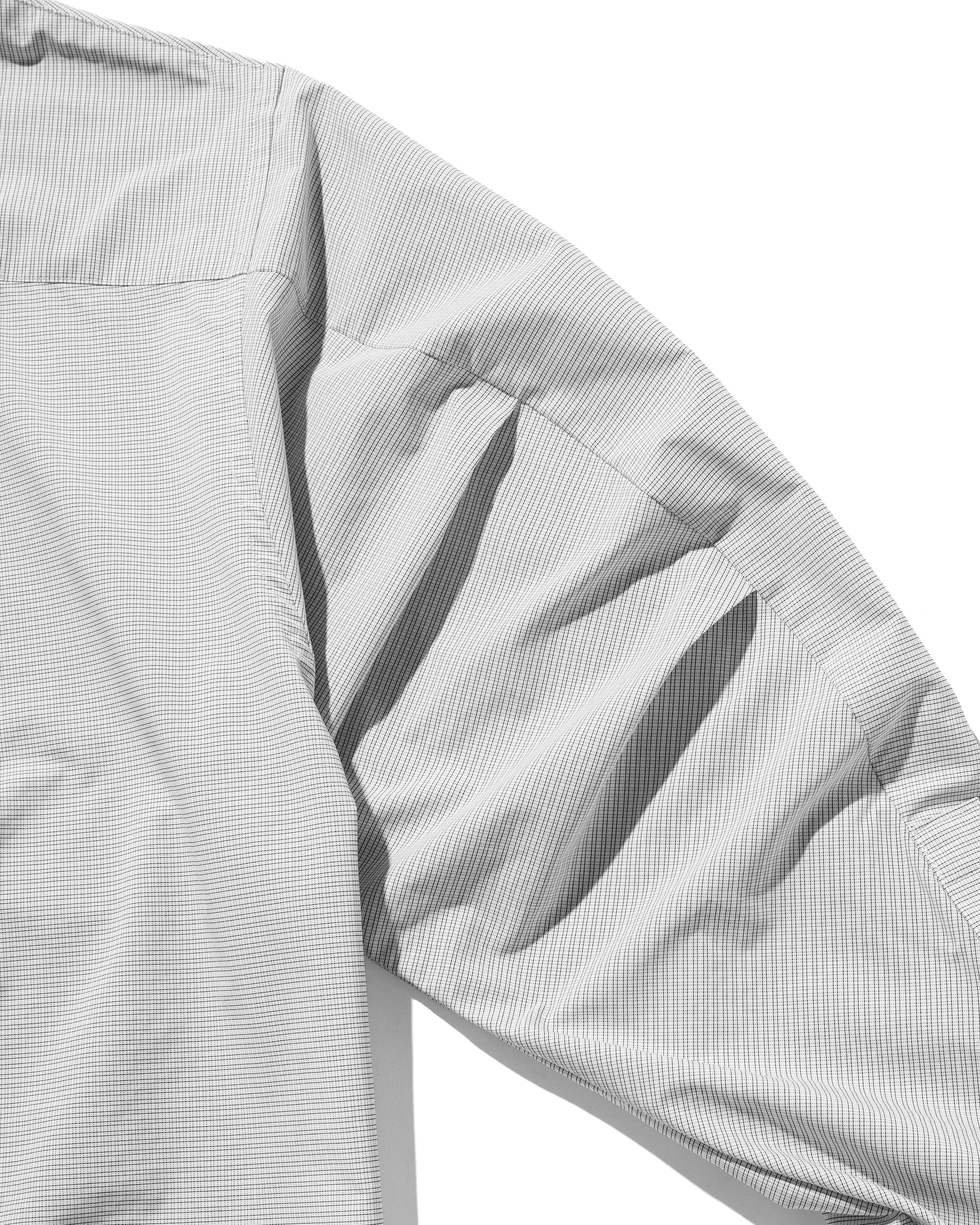【5.6 TUE 20:00- IN STOCK】MINI PLAID L/S PULLOVER SHIRT (WHITE)