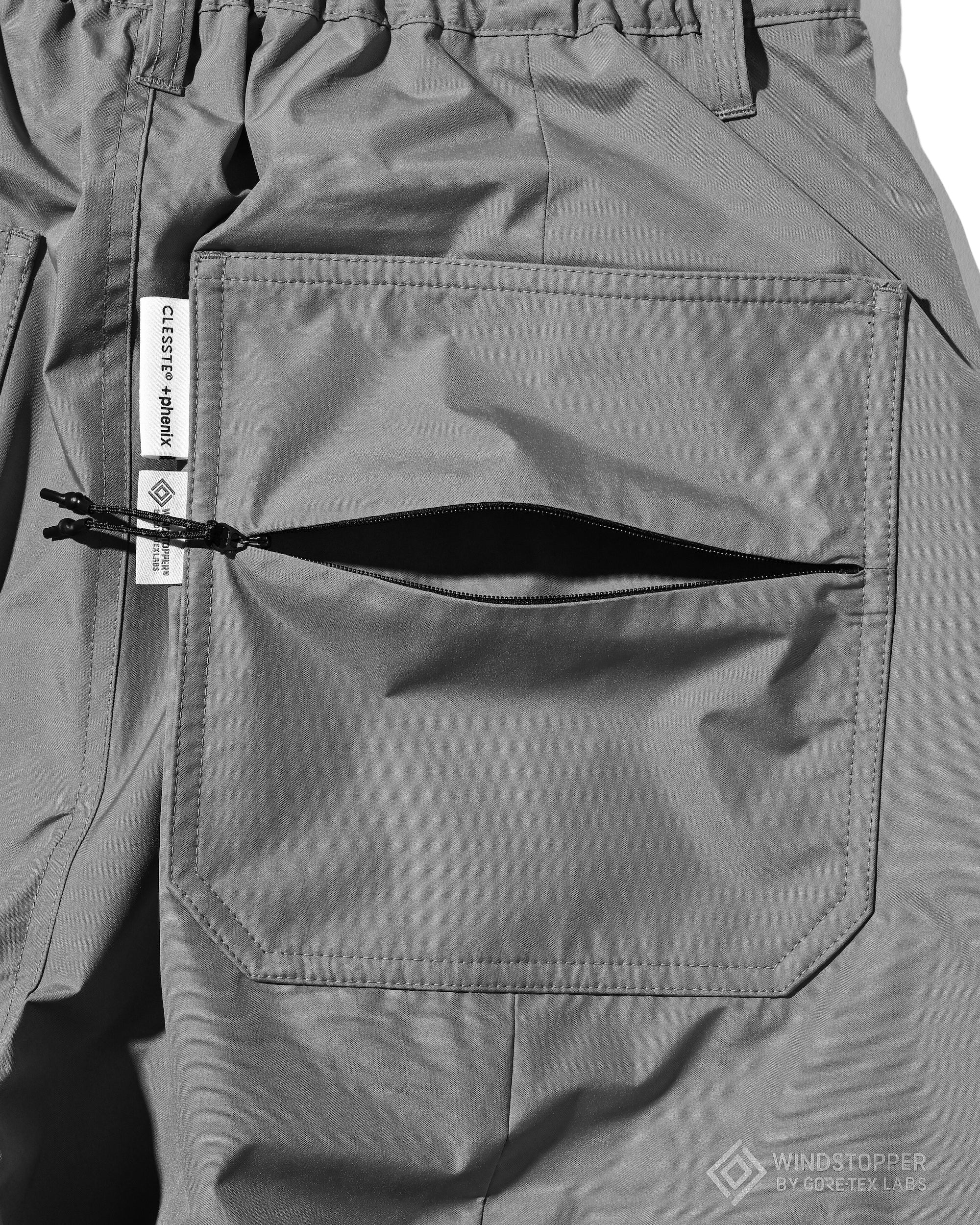+phenix WINDSTOPPER® by GORE-TEX LABS CITY MASSIVE UTILITY PANTS (CHARCOAL GRAY)