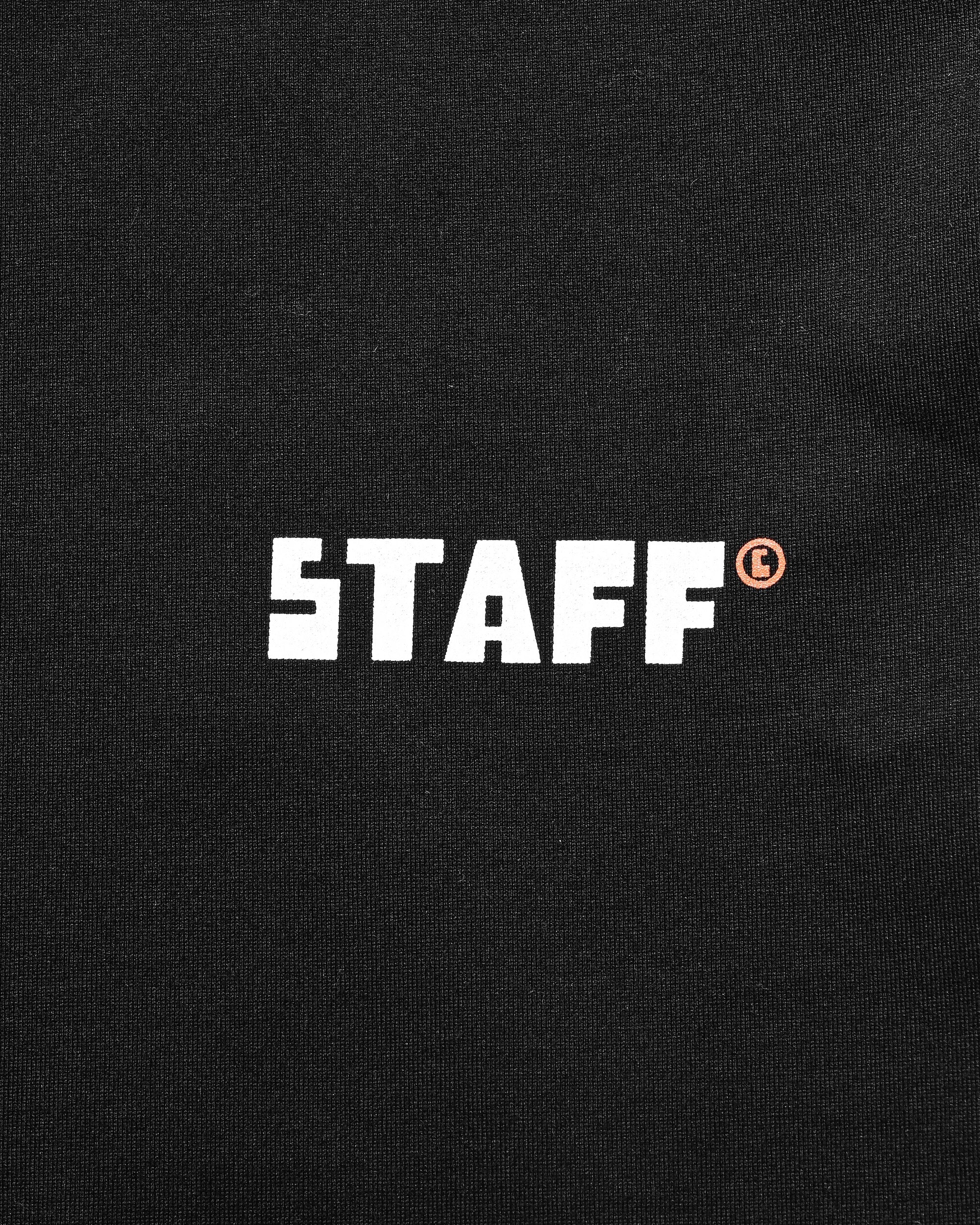 【10.15 WED 20:00- IN STOCK】"C×YGM"STAFF L/S T-SHIRT WITH DRAWSTRINGS (BLACK)
