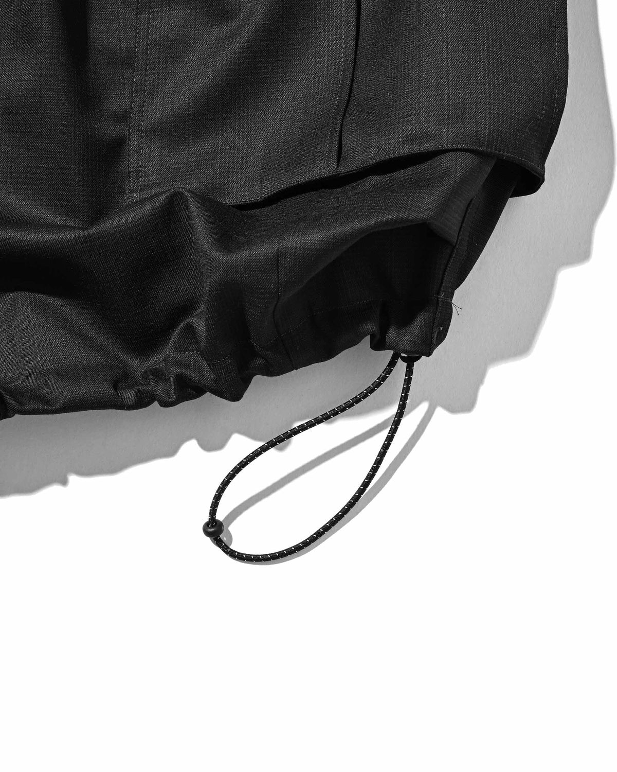 GLEN PLAID WOOL CITY MEGA POCKET BALLOON CARGO HALF PANTS(CHECK)