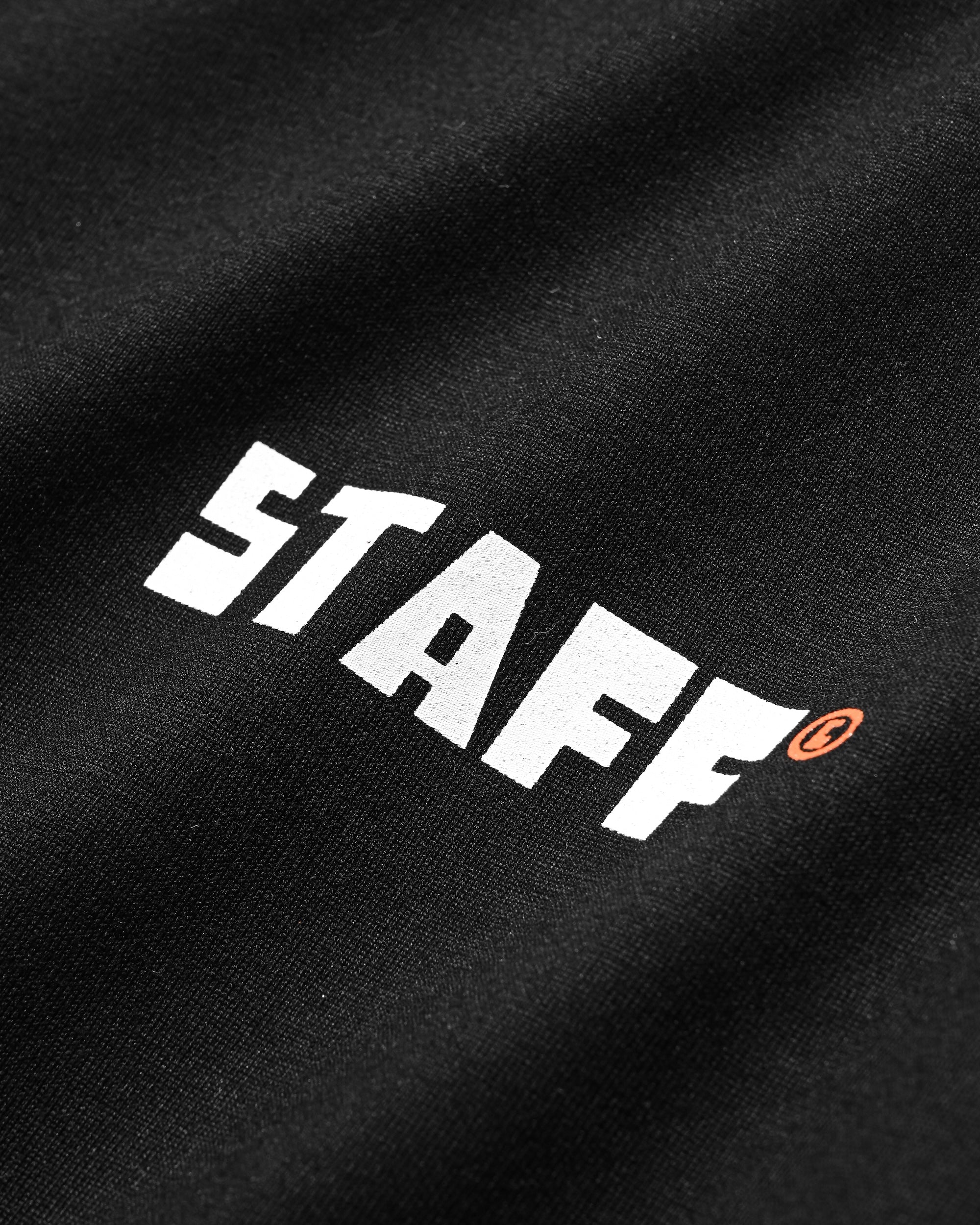 【10.15 WED 20:00- IN STOCK】"C×YGM"STAFF L/S T-SHIRT WITH DRAWSTRINGS (BLACK)