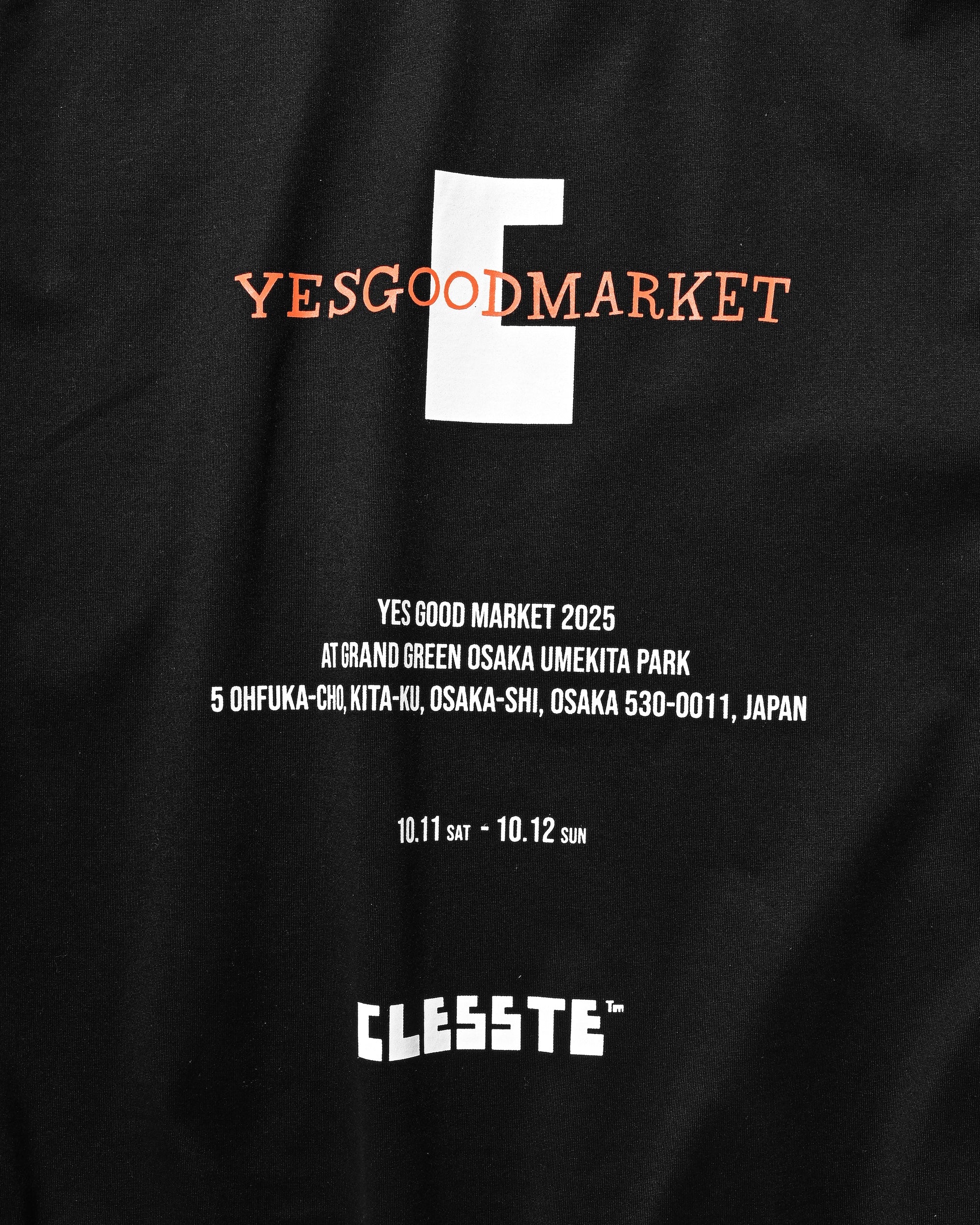 【10.15 WED 20:00- IN STOCK】"C×YGM"STAFF L/S T-SHIRT WITH DRAWSTRINGS (BLACK)