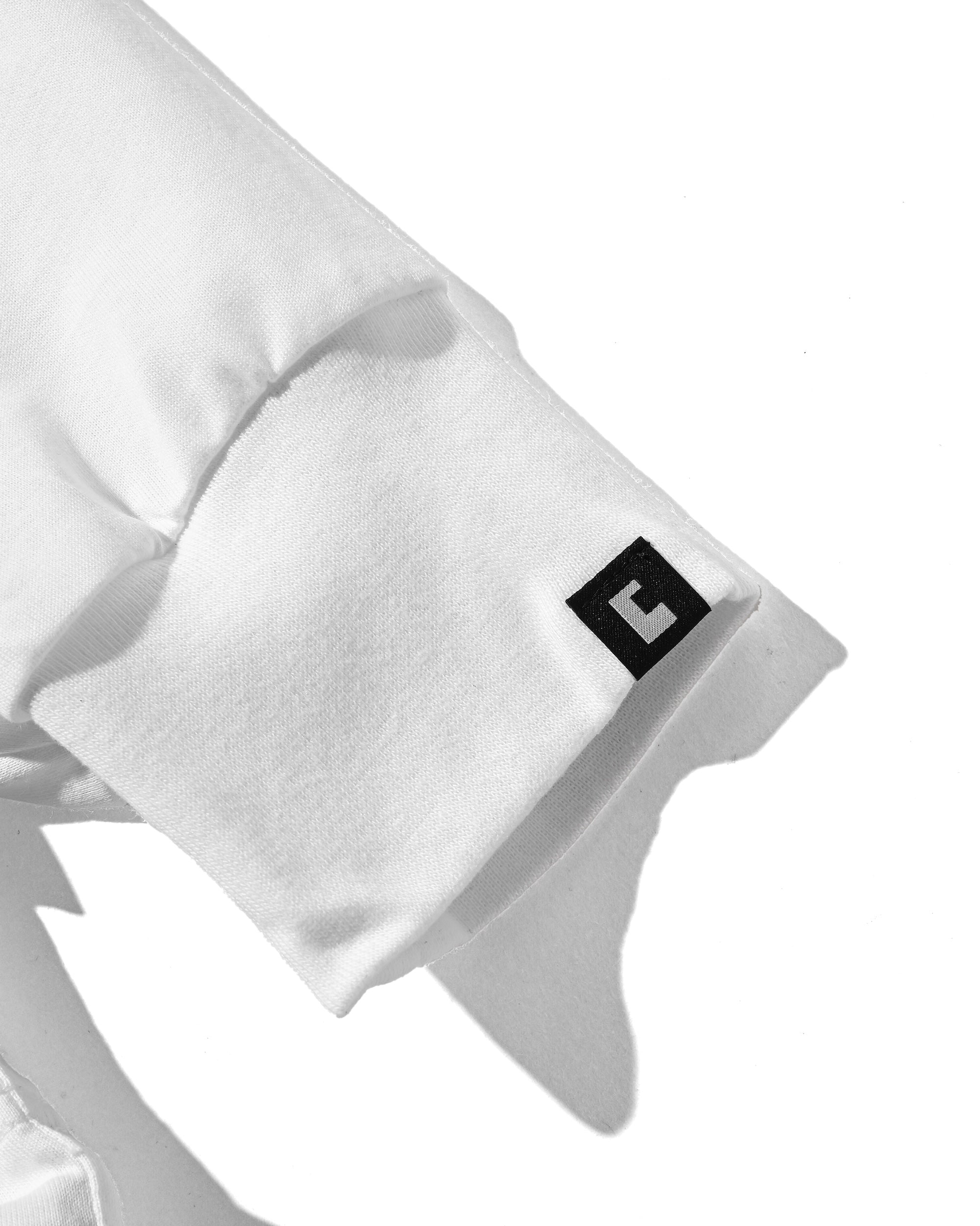 【10.15 WED 20:00- IN STOCK】"C×YGM"STAFF L/S T-SHIRT WITH DRAWSTRINGS (WHITE)