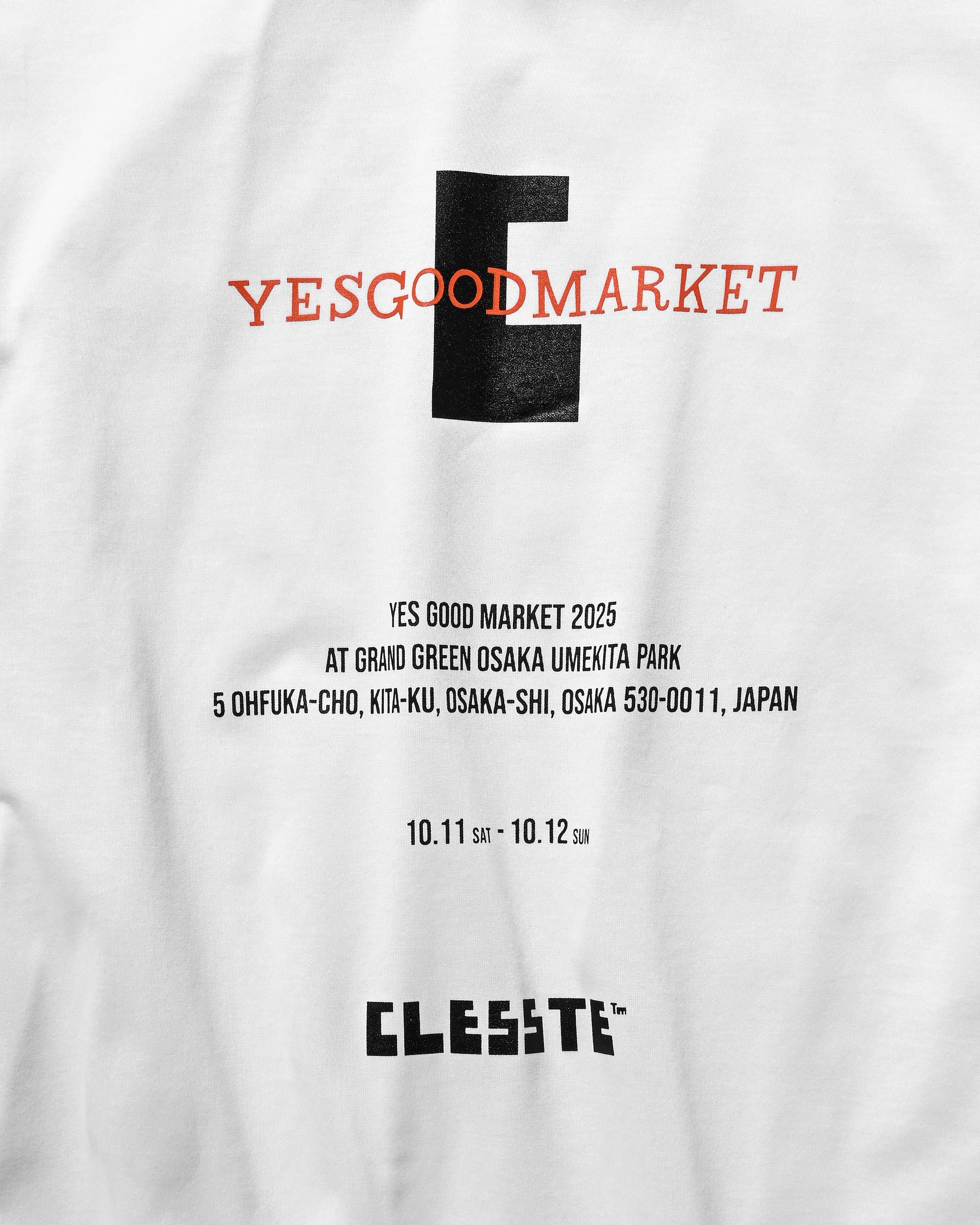 【10.15 WED 20:00- IN STOCK】"C×YGM"STAFF L/S T-SHIRT WITH DRAWSTRINGS (WHITE)