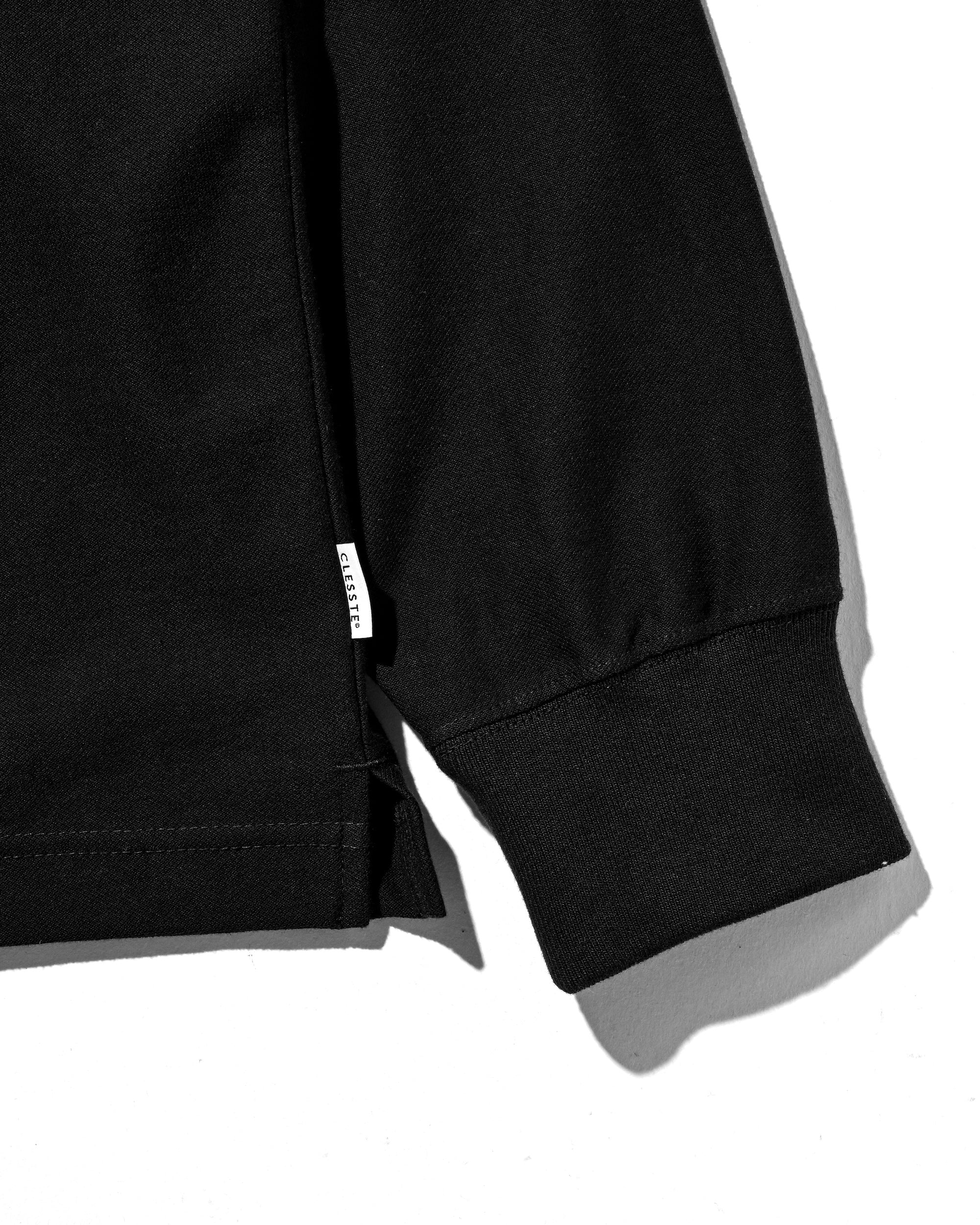 【10.15 WED 20:00- IN STOCK】"C" COTTON CITY L/S POLO SHIRT FOR YGM (BLACK)