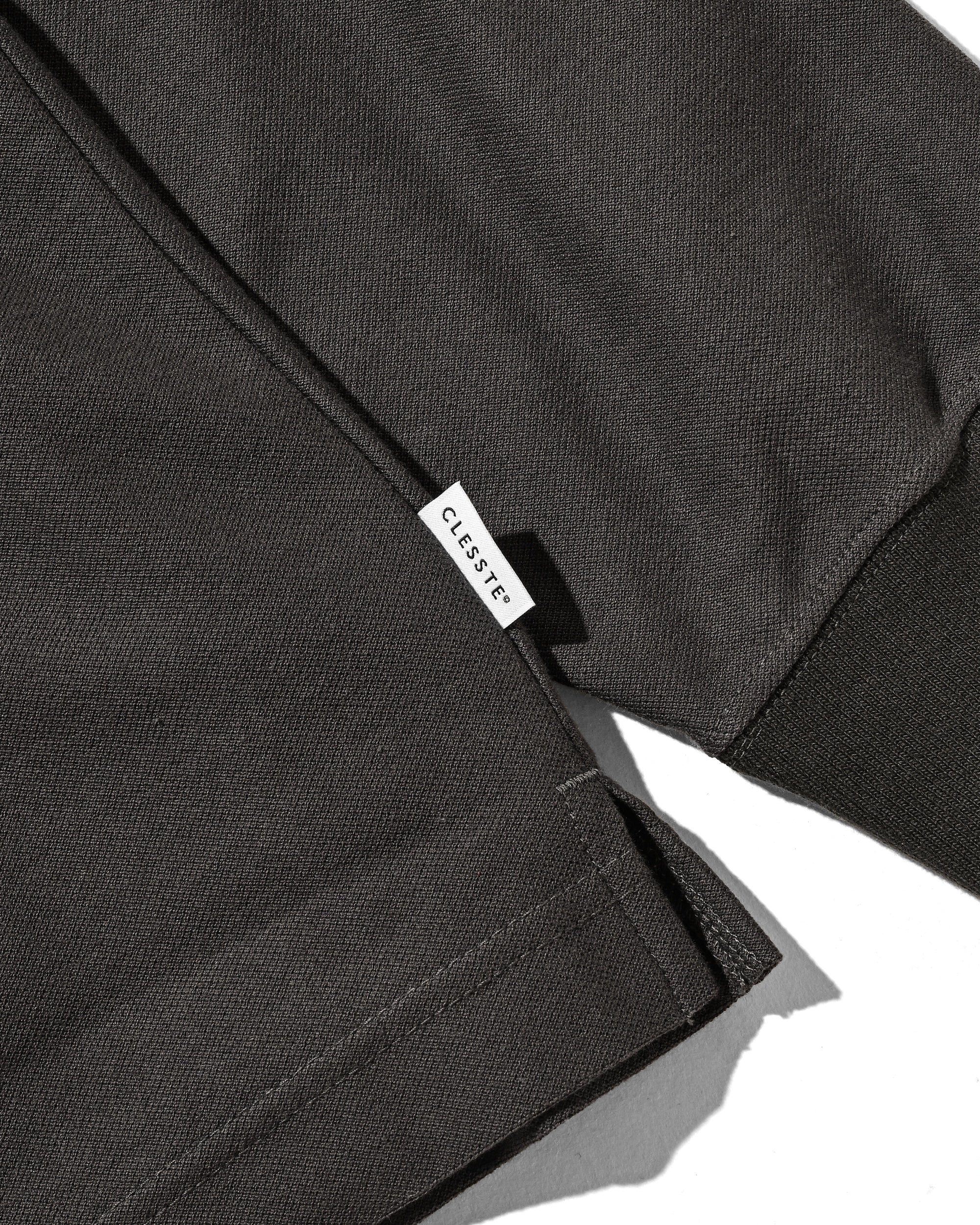 【10.15 WED 20:00- IN STOCK】"C" COTTON CITY L/S POLO SHIRT FOR YGM (CHARCOAL)