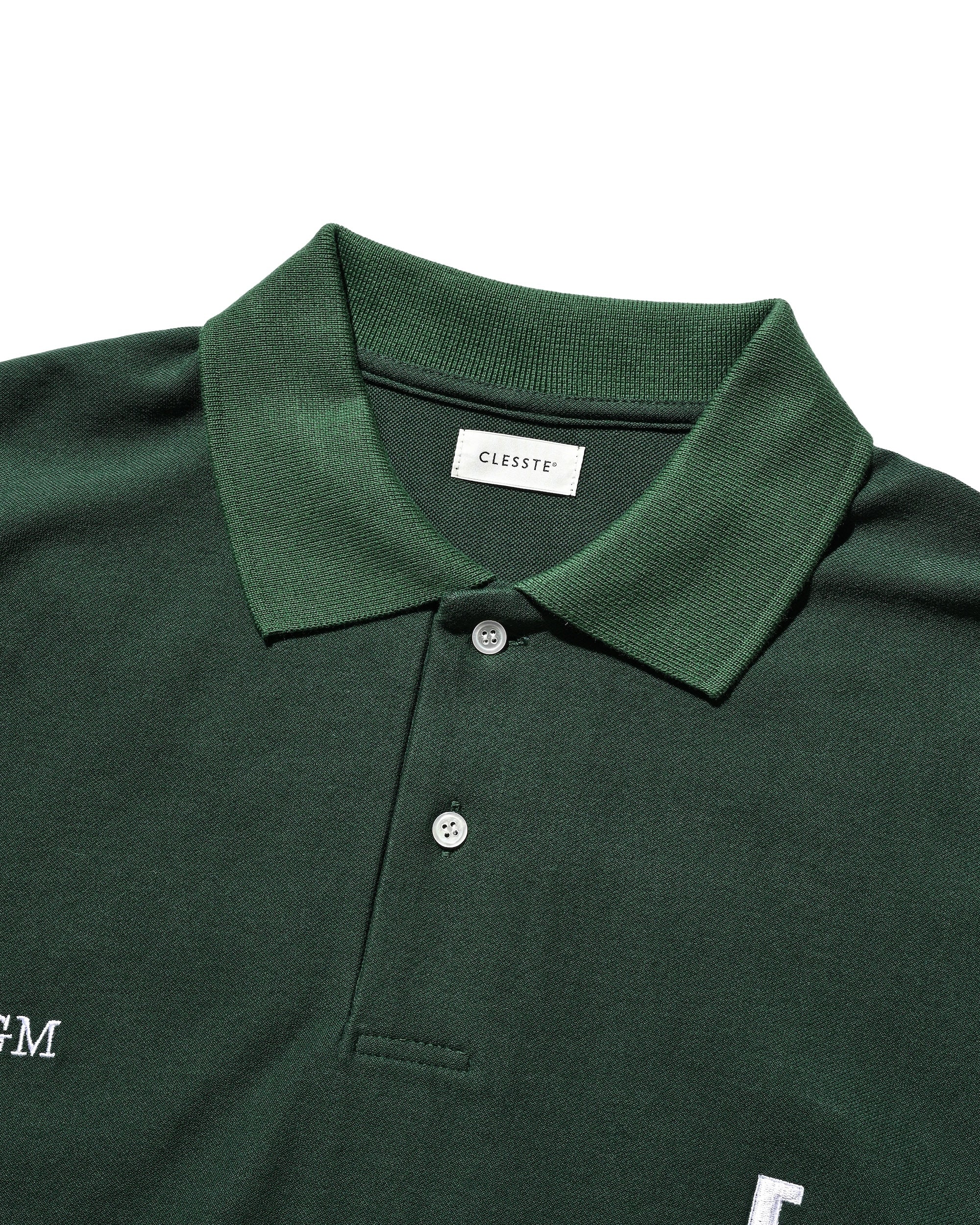 【10.15 WED 20:00- IN STOCK】"C" COTTON CITY L/S POLO SHIRT FOR YGM (GREEN)