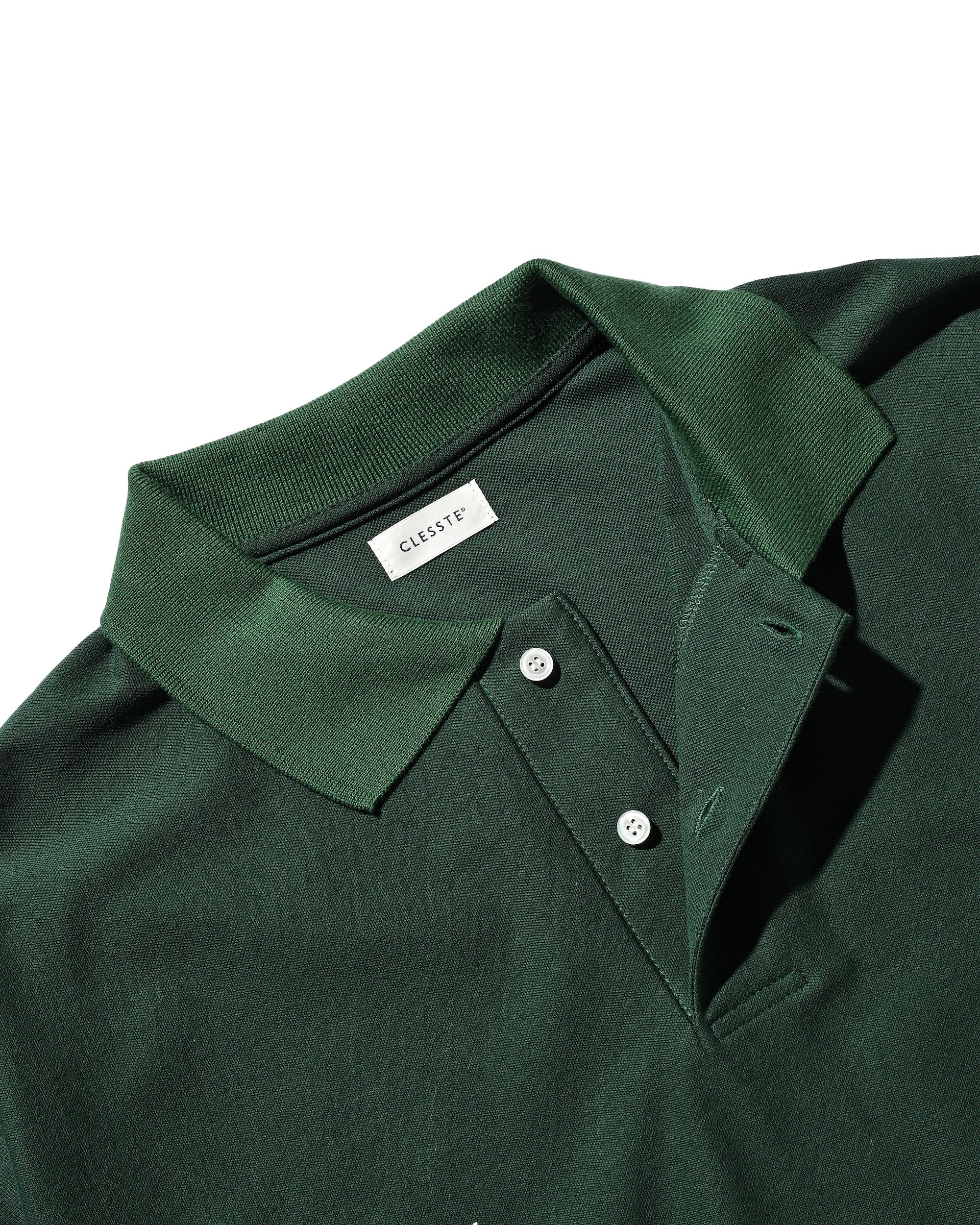【10.15 WED 20:00- IN STOCK】"C" COTTON CITY L/S POLO SHIRT FOR YGM (GREEN)