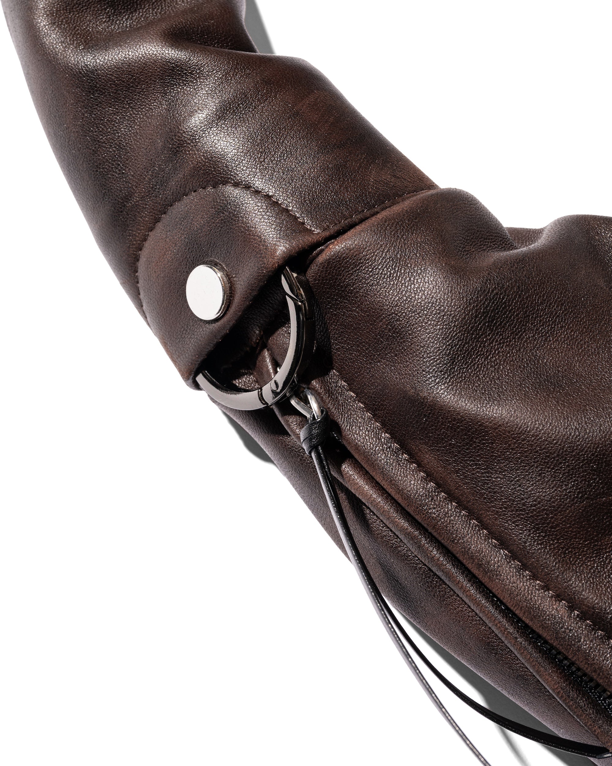 【11.1 SAT 20:00- IN STOCK】VINTAGE SHEEP LEATHER SYSTEM BAG XS