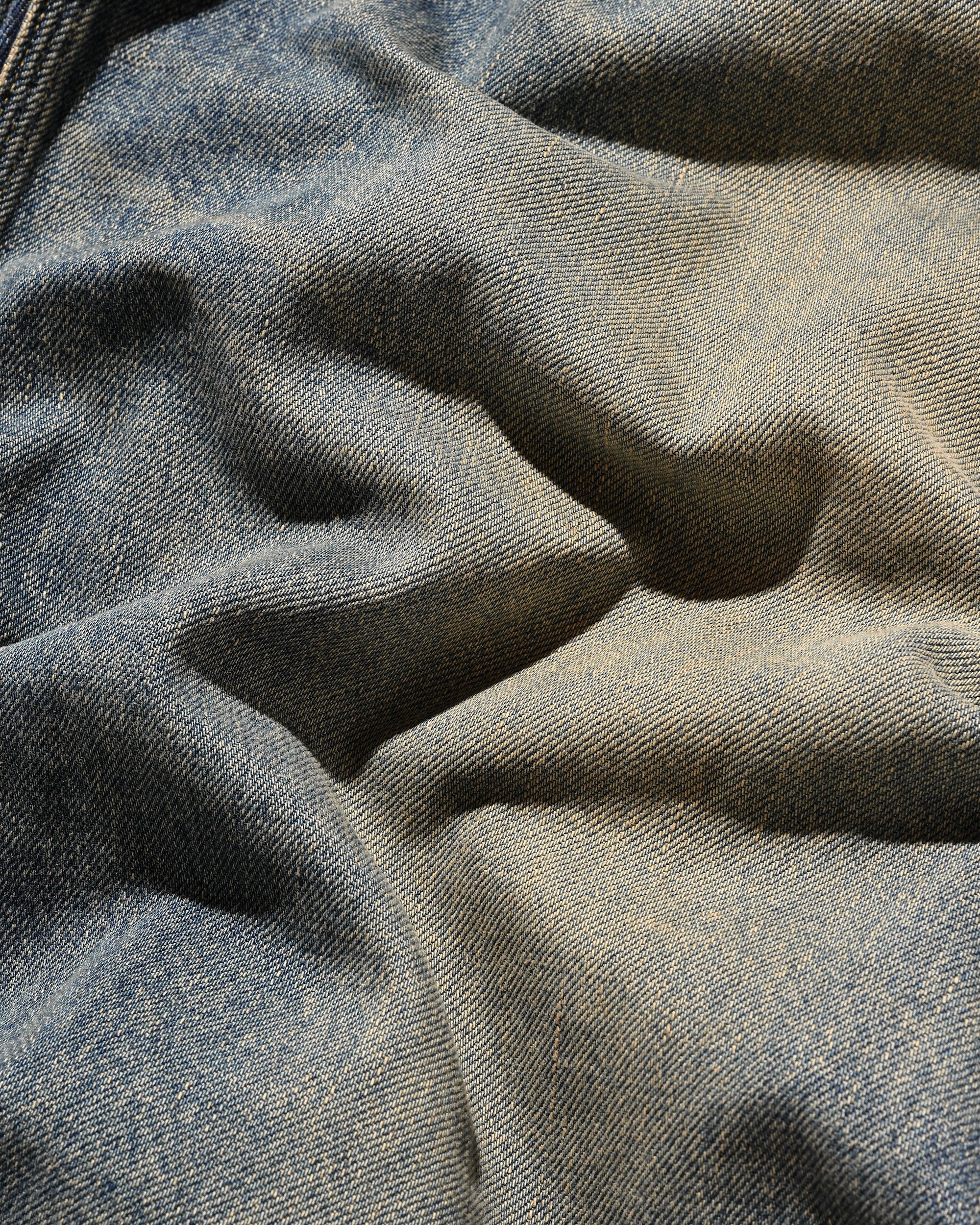 【11.5 WED 20:00- IN STOCK】VINTAGE DYED SELVEDGE DENIM WORKER PANTS (VINTAGE INDIGO)