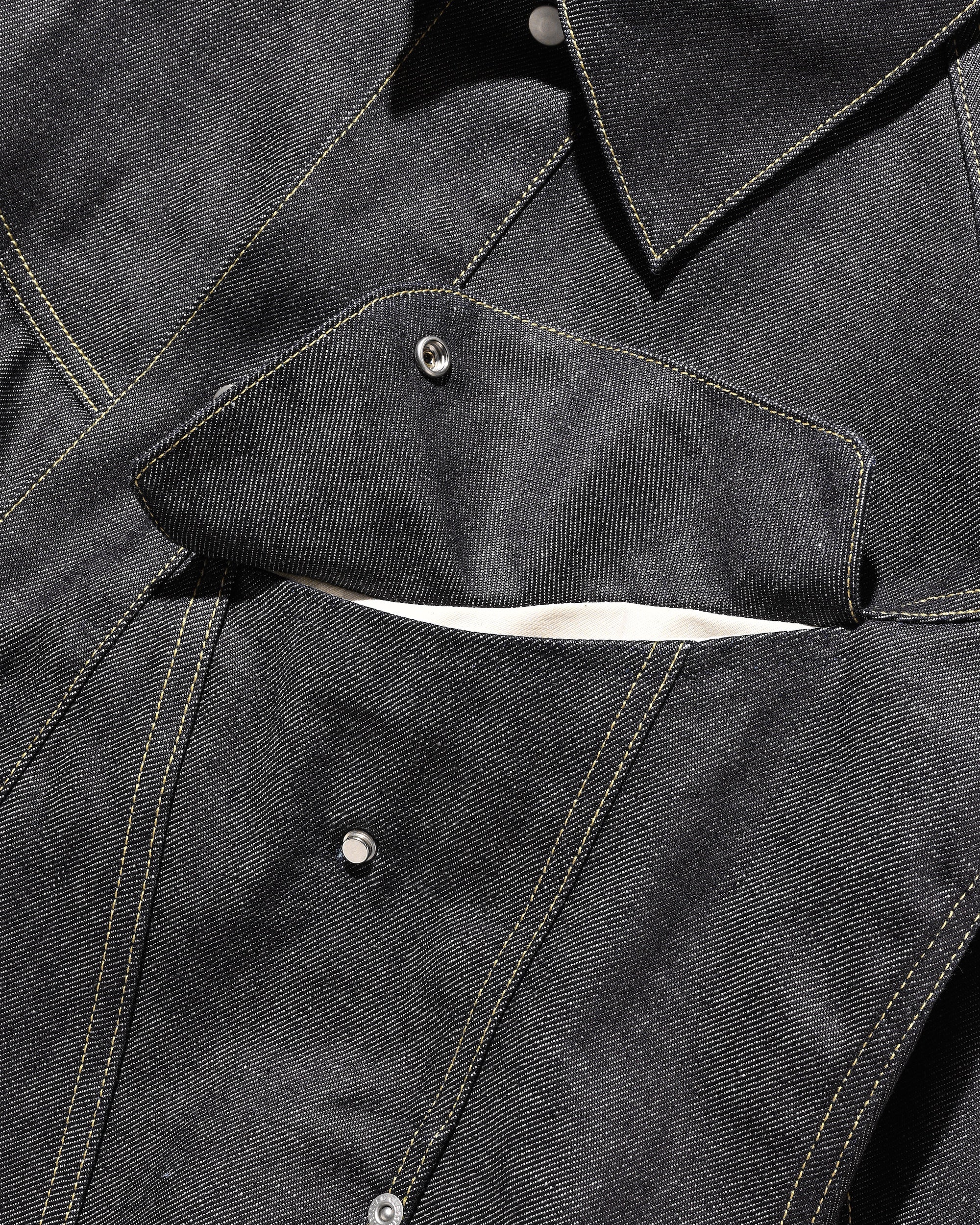 SELVEDGE DENIM FUTURE TRUCKER JACKET (RIGID INDIGO)