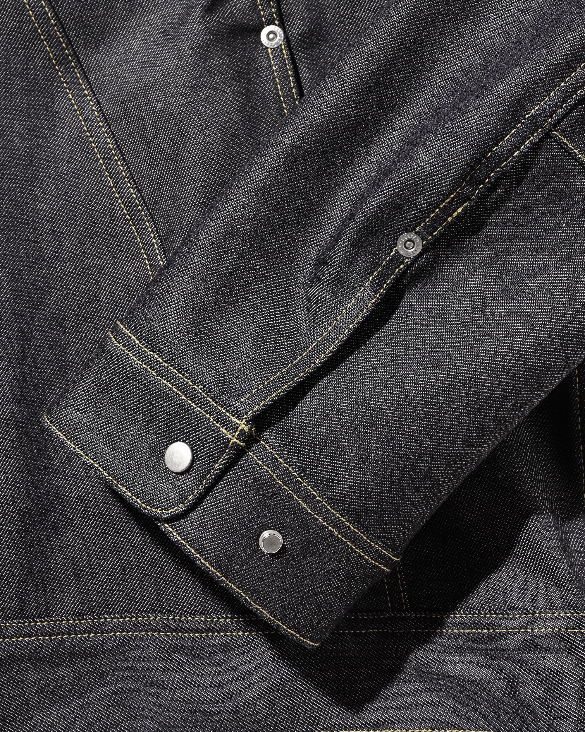 SELVEDGE DENIM FUTURE TRUCKER JACKET (RIGID INDIGO)