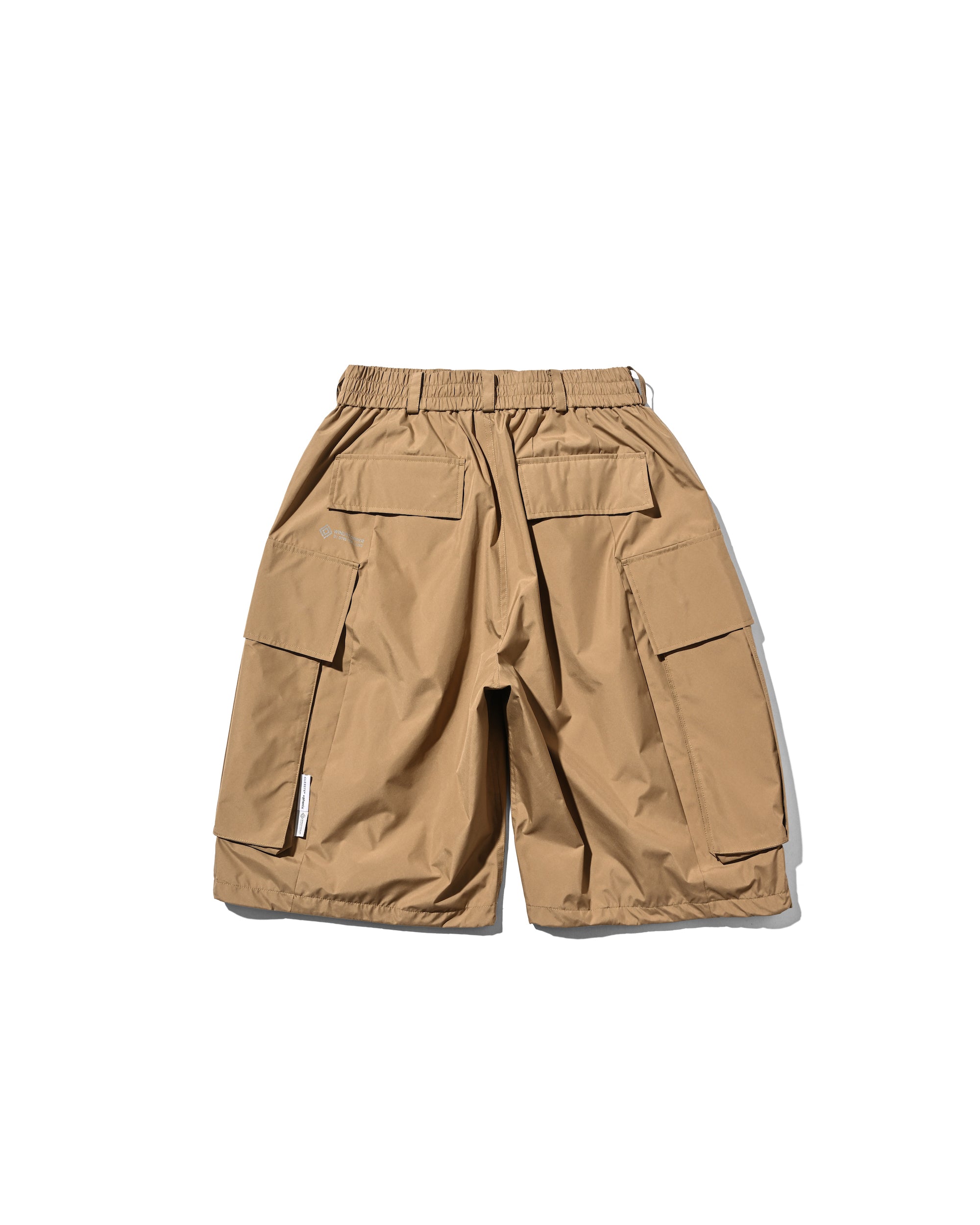 +PHENIX WINDSTOPPER® BY GORE-TEX LABS CITY MEGA POCKET BALLOON CARGO HALF PANTS (CAMEL BEIGE)