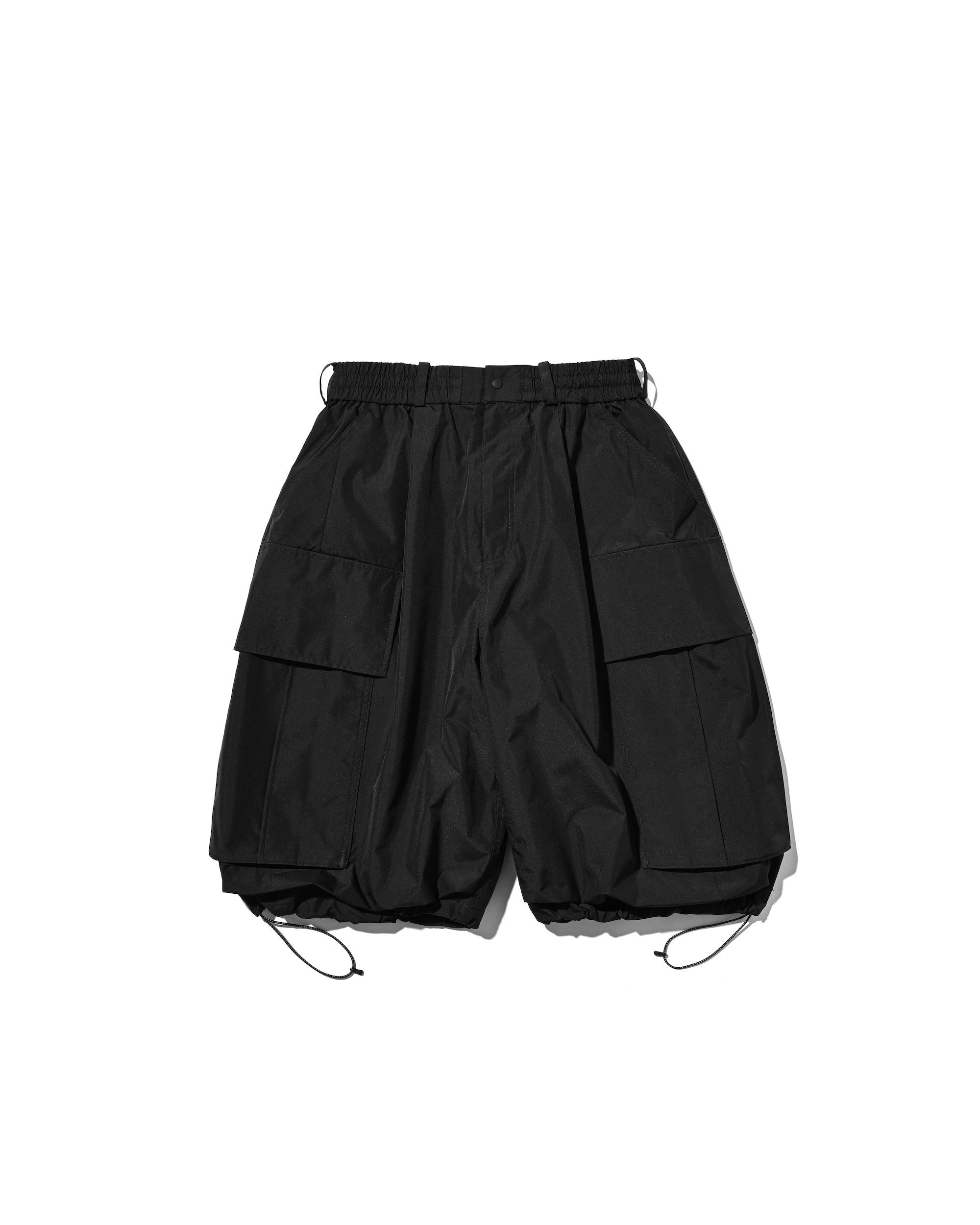 +PHENIX WINDSTOPPER® BY GORE-TEX LABS CITY MEGA POCKET BALLOON CARGO HALF PANTS(BLACK)