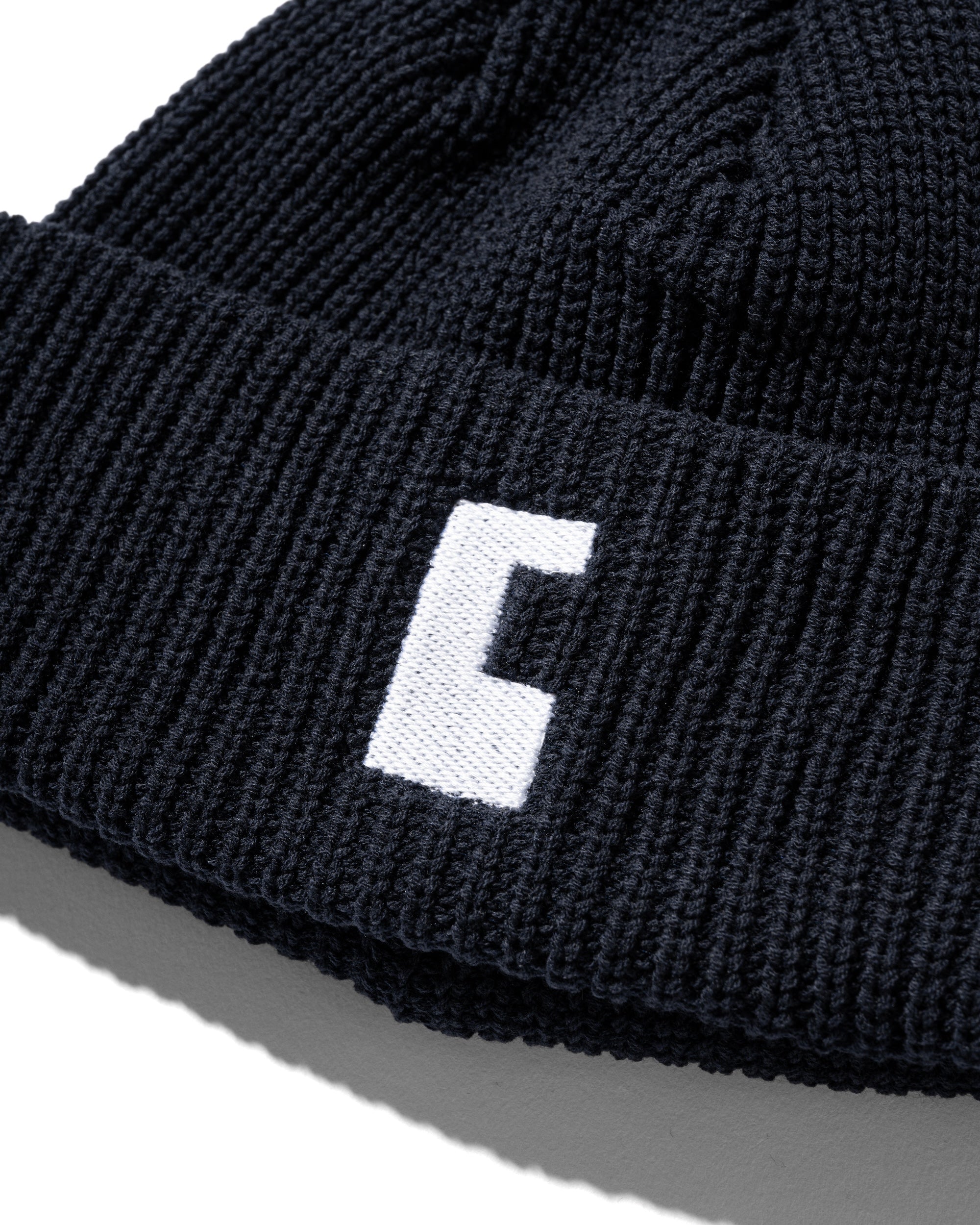 【10.12 SUN 20:00- IN STOCK】“C” COTTON KNIT CAP 001 (NAVY)