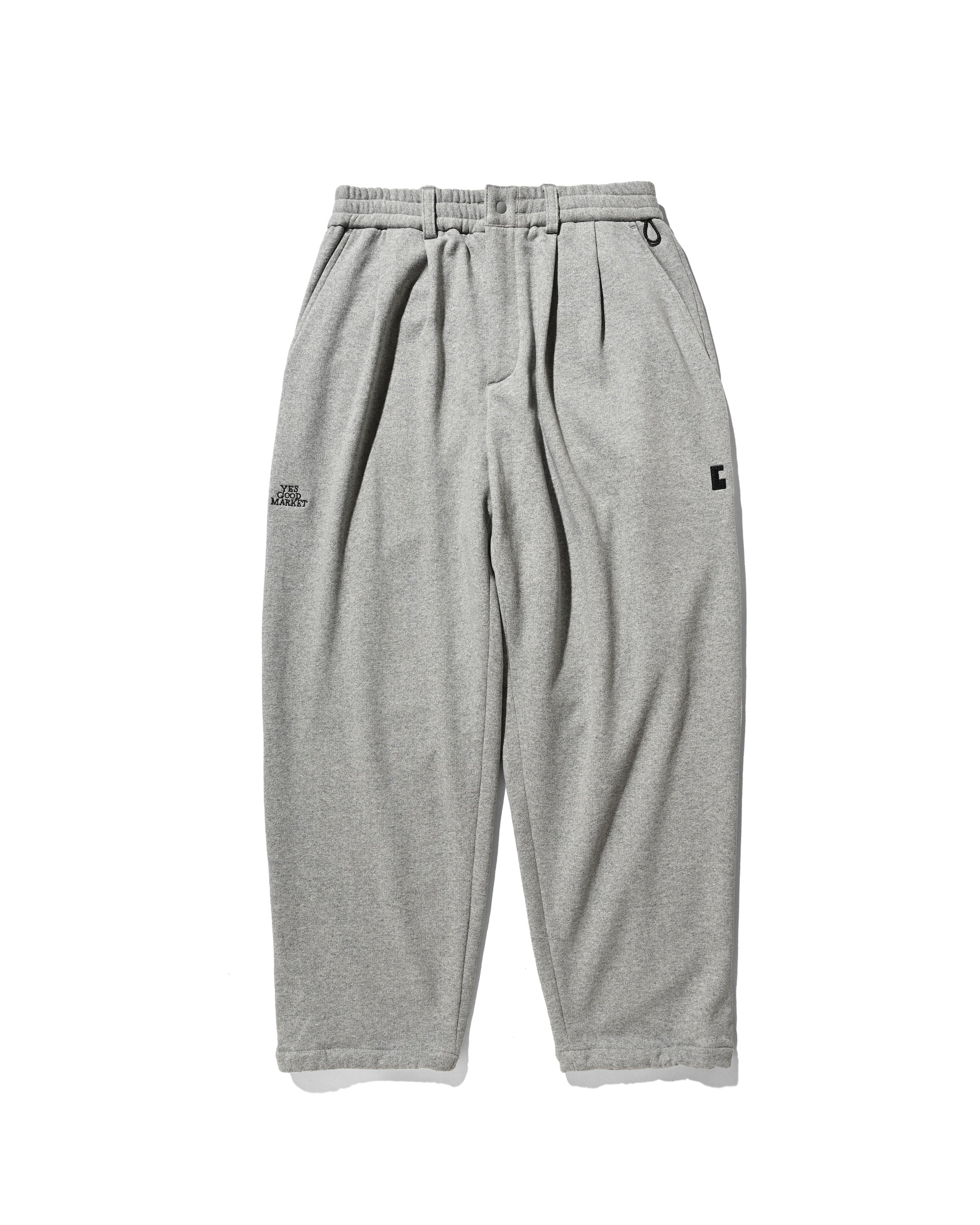 【10.15 WED 20:00- IN STOCK】"C"SWEAT WIDE TAPERED PANTS FOR YGM (GRAY)