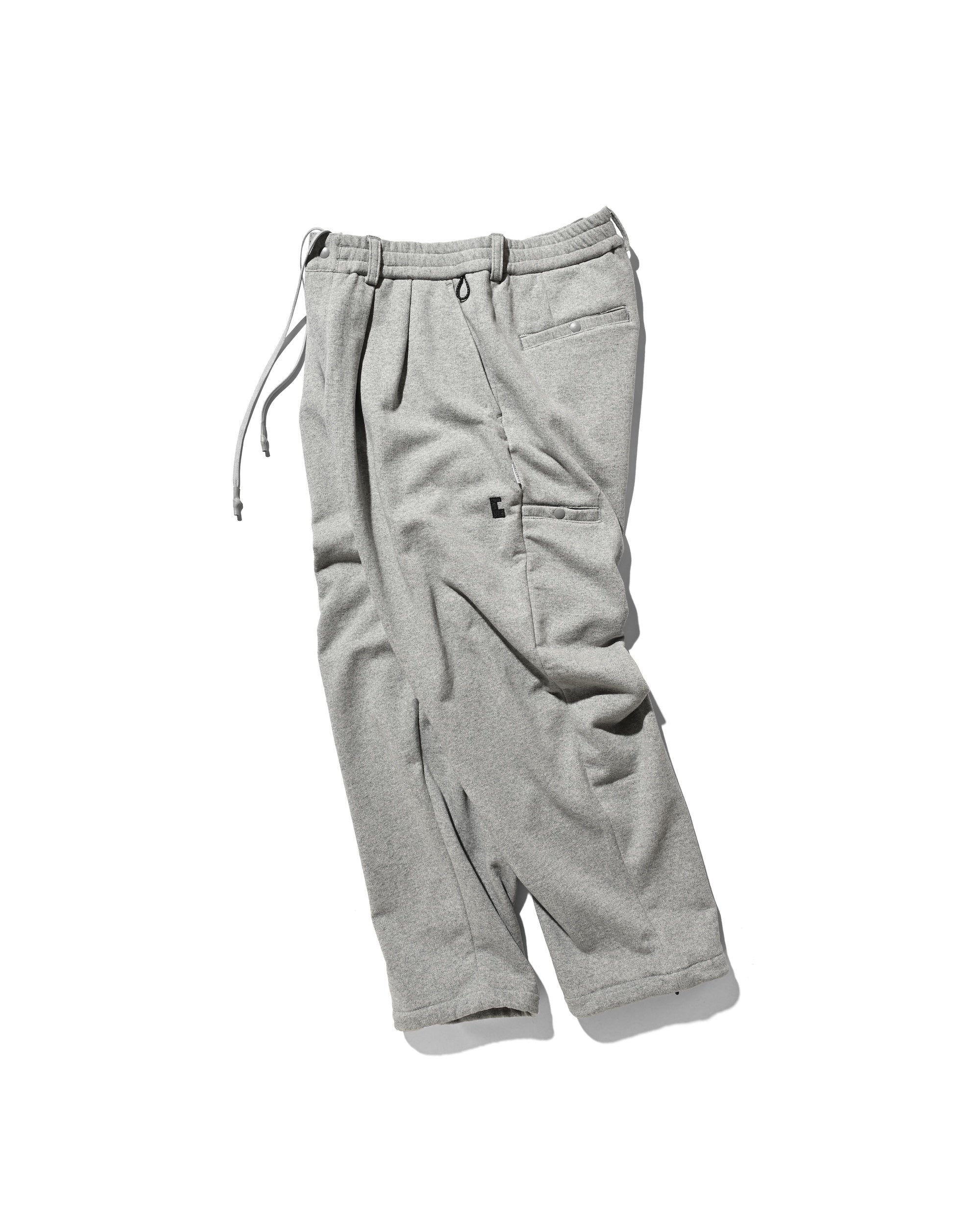 【10.15 WED 20:00- IN STOCK】"C"SWEAT WIDE TAPERED PANTS FOR YGM (GRAY)