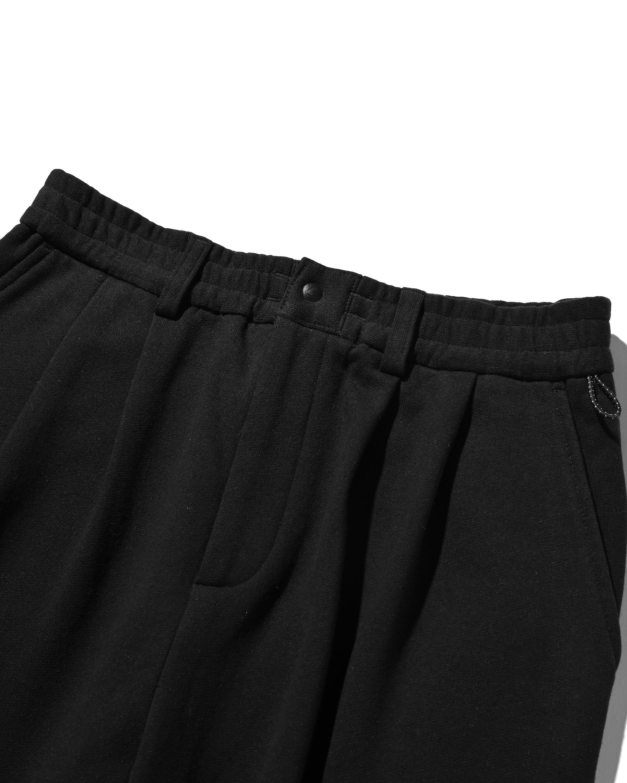 【10.15 WED 20:00- IN STOCK】"C"SWEAT WIDE TAPERED PANTS FOR YGM (BLACK)