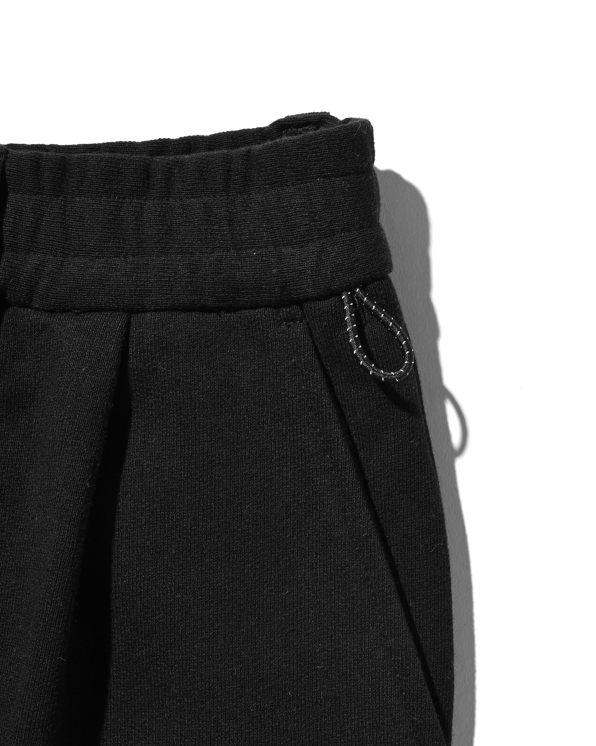 【10.15 WED 20:00- IN STOCK】"C"SWEAT WIDE TAPERED PANTS FOR YGM (BLACK)