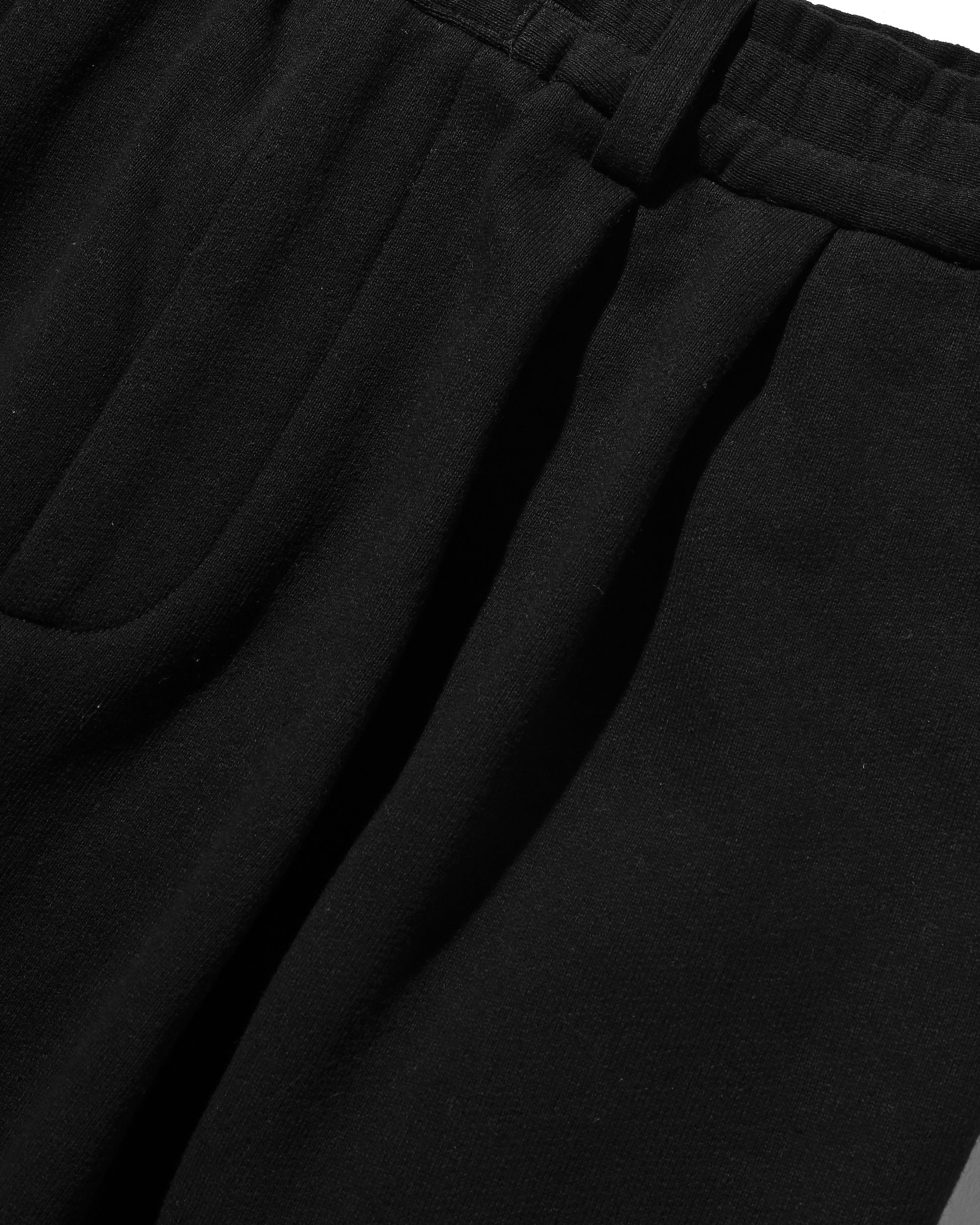 【10.15 WED 20:00- IN STOCK】"C"SWEAT WIDE TAPERED PANTS FOR YGM (BLACK)