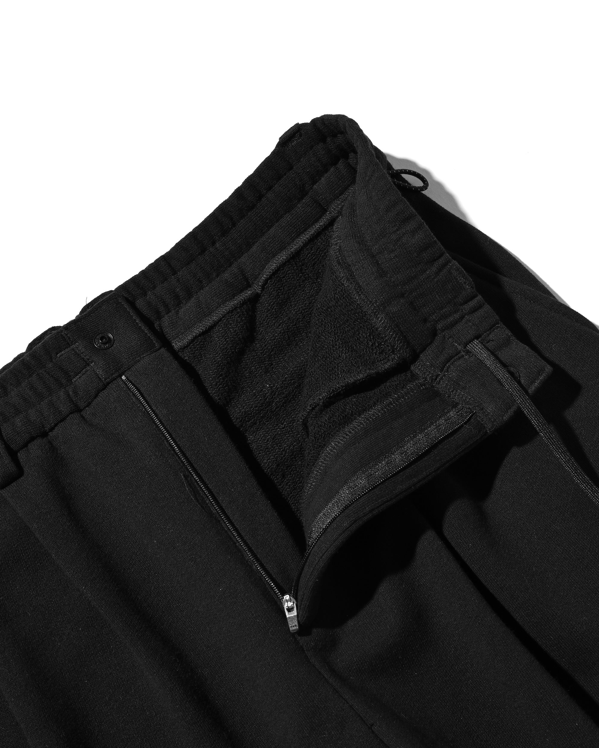 【10.15 WED 20:00- IN STOCK】"C"SWEAT WIDE TAPERED PANTS FOR YGM (BLACK)