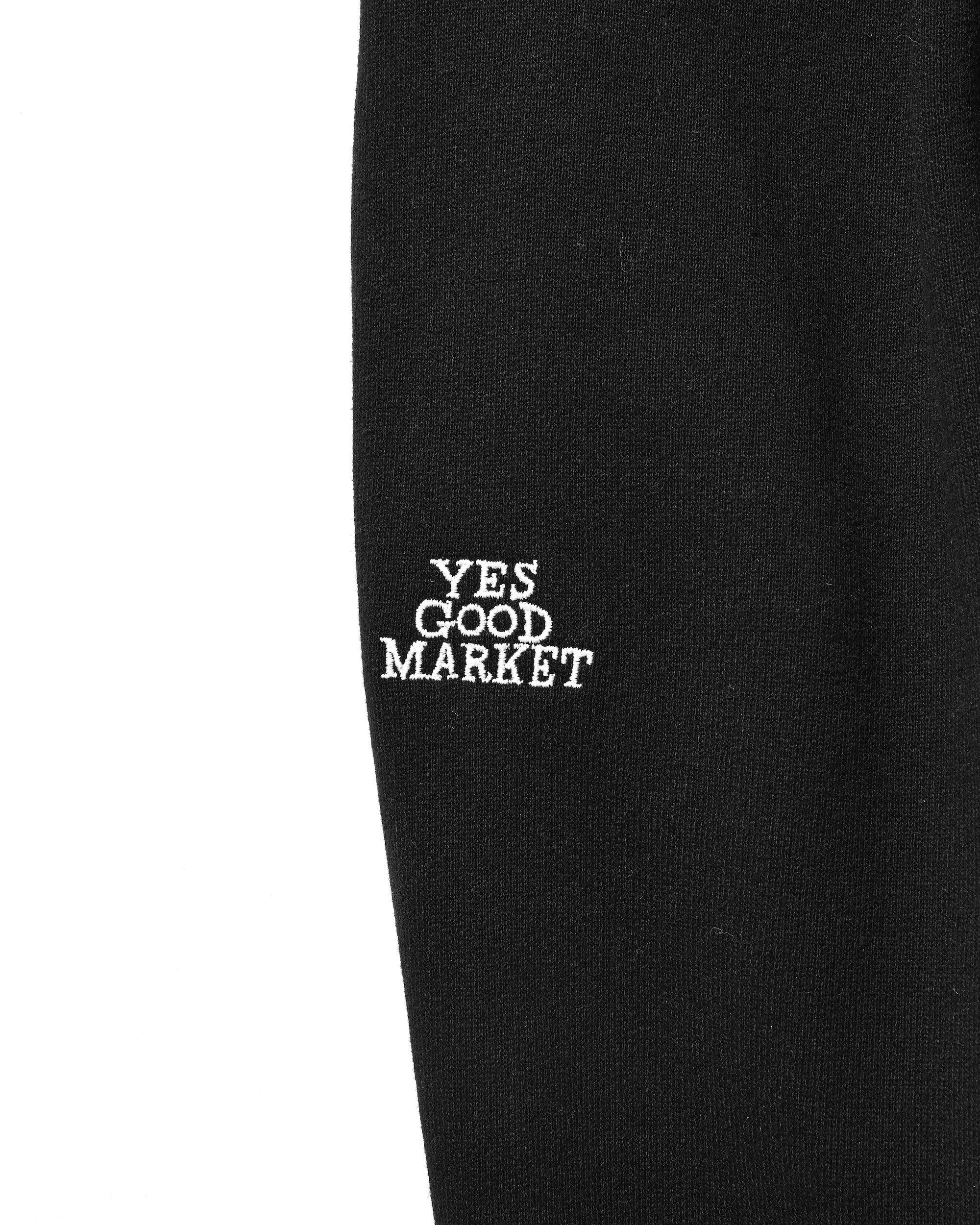 【10.15 WED 20:00- IN STOCK】"C"SWEAT WIDE TAPERED PANTS FOR YGM (BLACK)