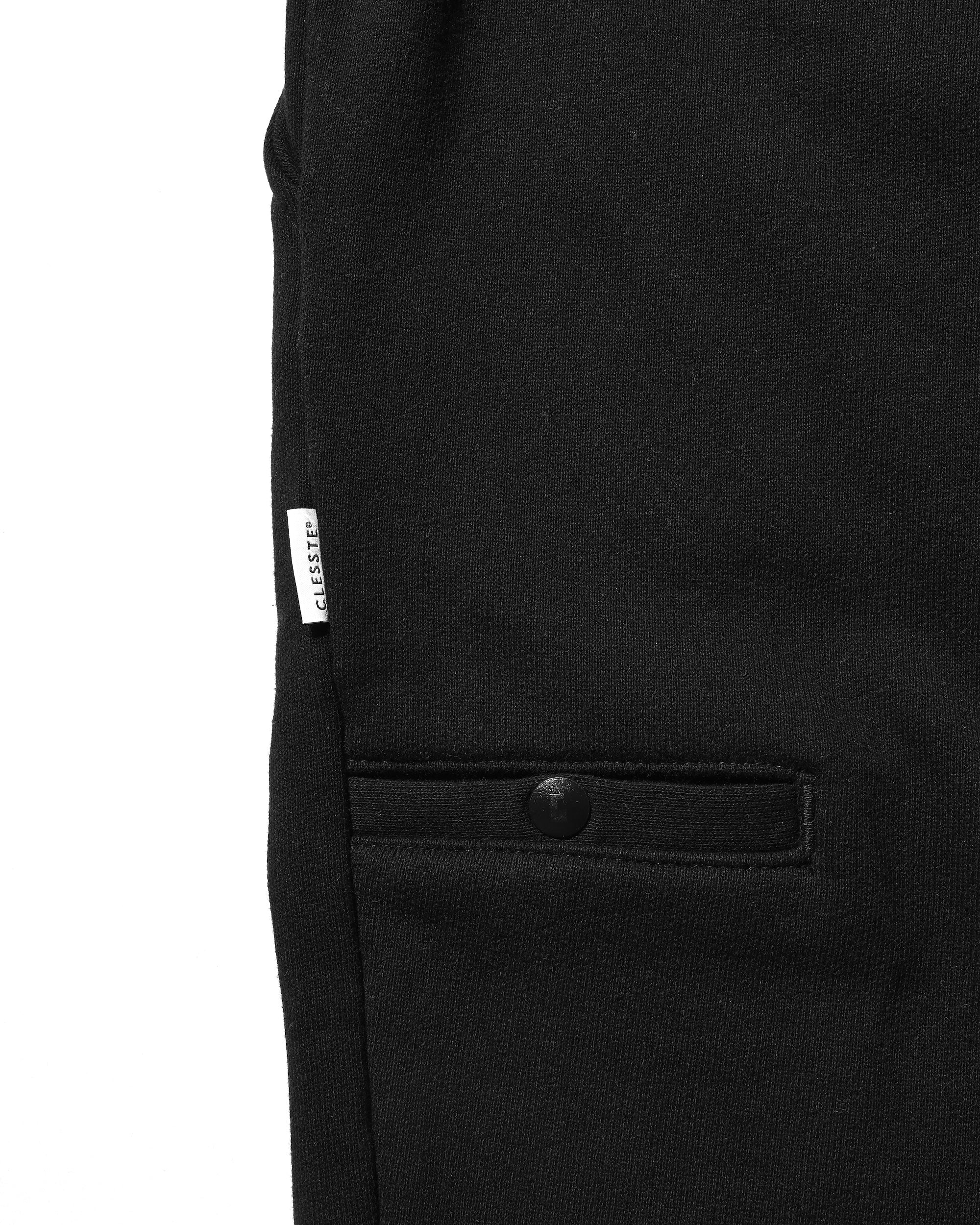 【10.15 WED 20:00- IN STOCK】"C"SWEAT WIDE TAPERED PANTS FOR YGM (BLACK)