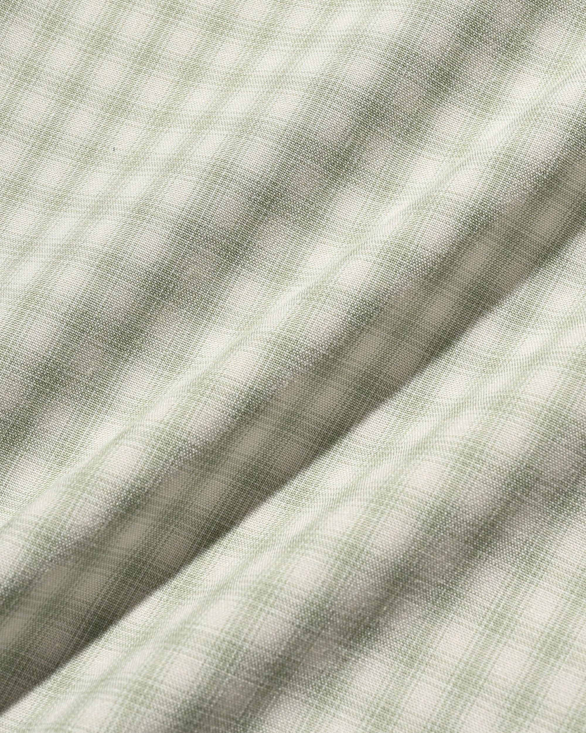 【5.20 WED 20:00- IN STOCK】OMBRE CHECK OPEN COLLAR L/S SHIRT (LIGHT MINI GREEN)