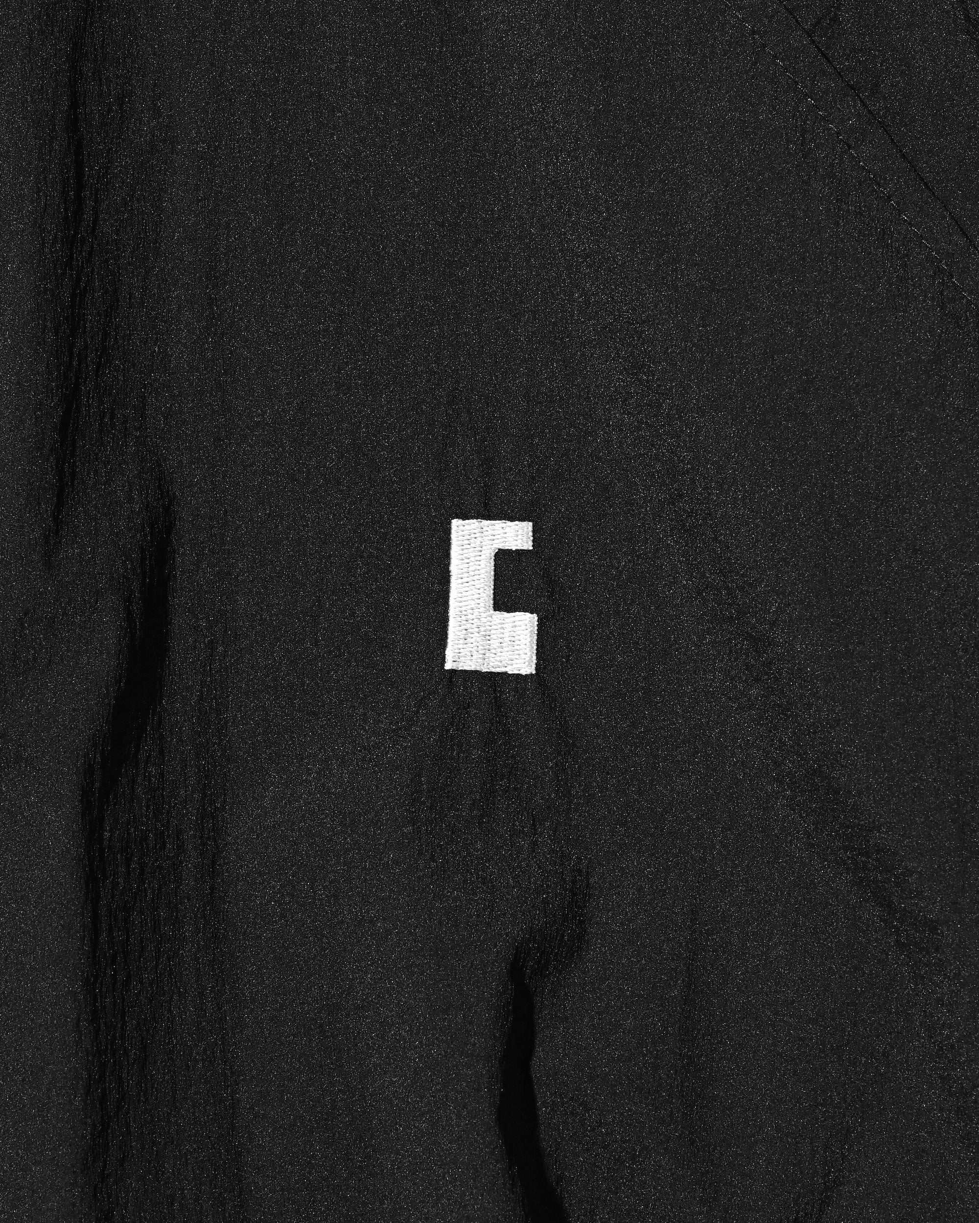 "C” CRISPY NYLON CITY UNIFORM BALLOON L/S SHIRT JACKET (BLACK×WHITE)