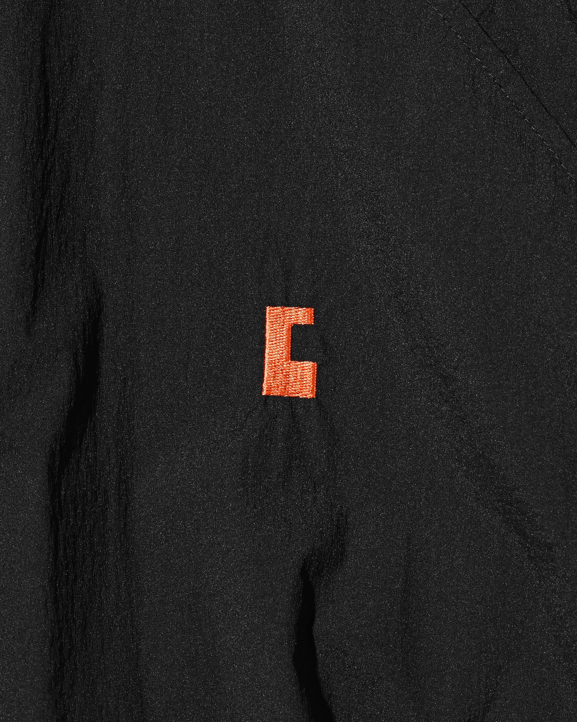 "C” CRISPY NYLON CITY UNIFORM BALLOON L/S SHIRT JACKET (BLACK×ORANGE)