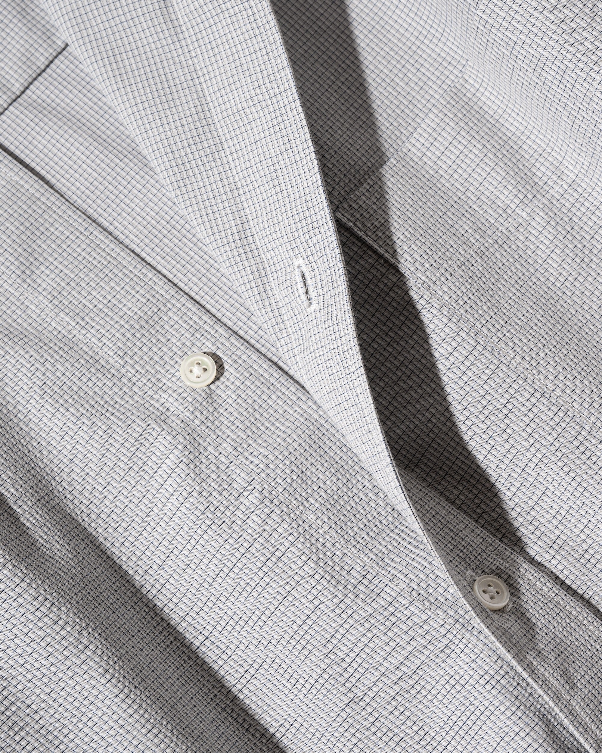 MINI PLAID CLASSIC CITY L/S SHIRT (GRAY)