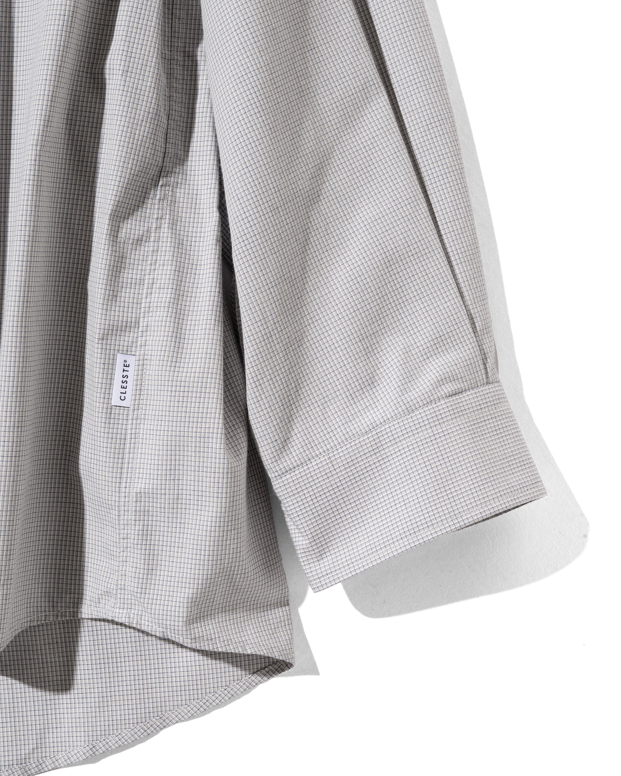 MINI PLAID CLASSIC CITY L/S SHIRT (GRAY)