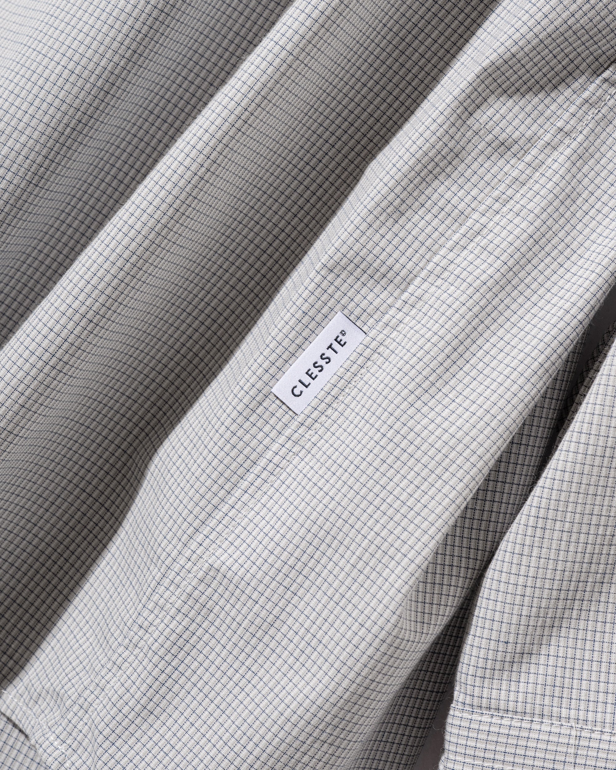 MINI PLAID CLASSIC CITY L/S SHIRT (GRAY)