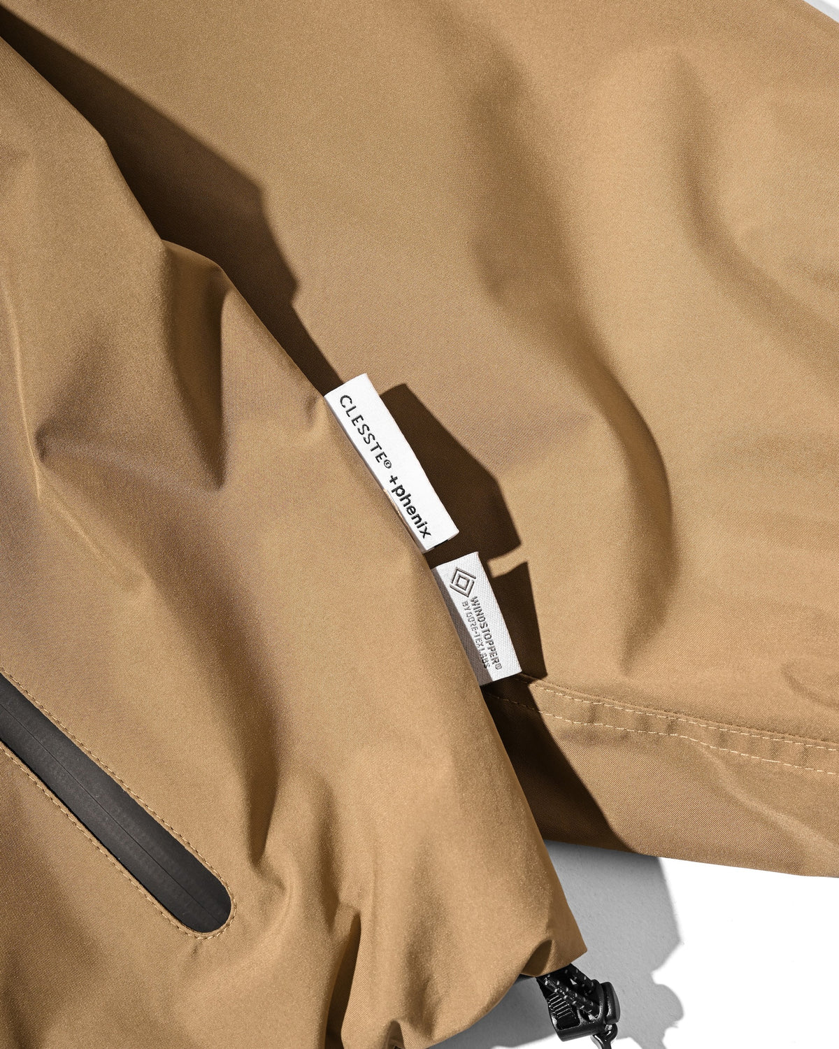 【9.12 SAT 20:00- IN STOCK】+phenix WINDSTOPPER® by GORE-TEX LABS CITY FLIGHT JACKET (CAMEL BEIGE)
