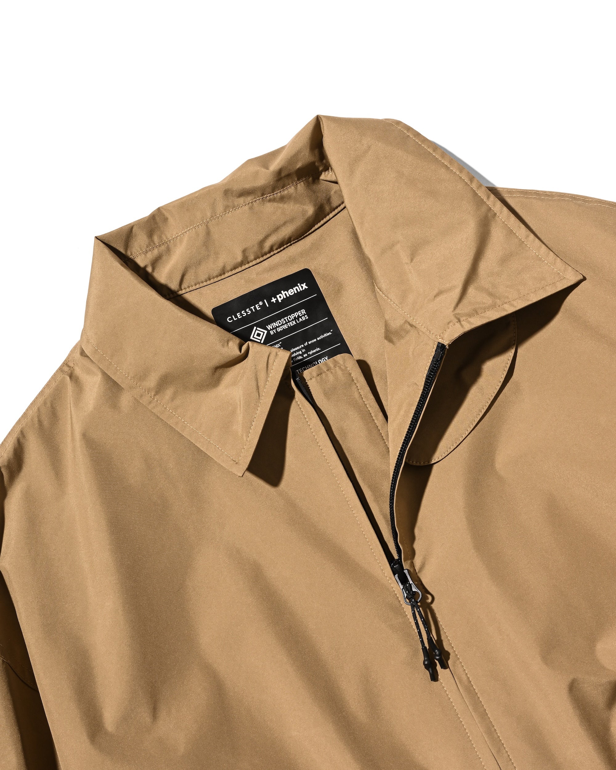 【9.12 SAT 20:00- IN STOCK】+phenix WINDSTOPPER® by GORE-TEX LABS CITY FLIGHT JACKET (CAMEL BEIGE)