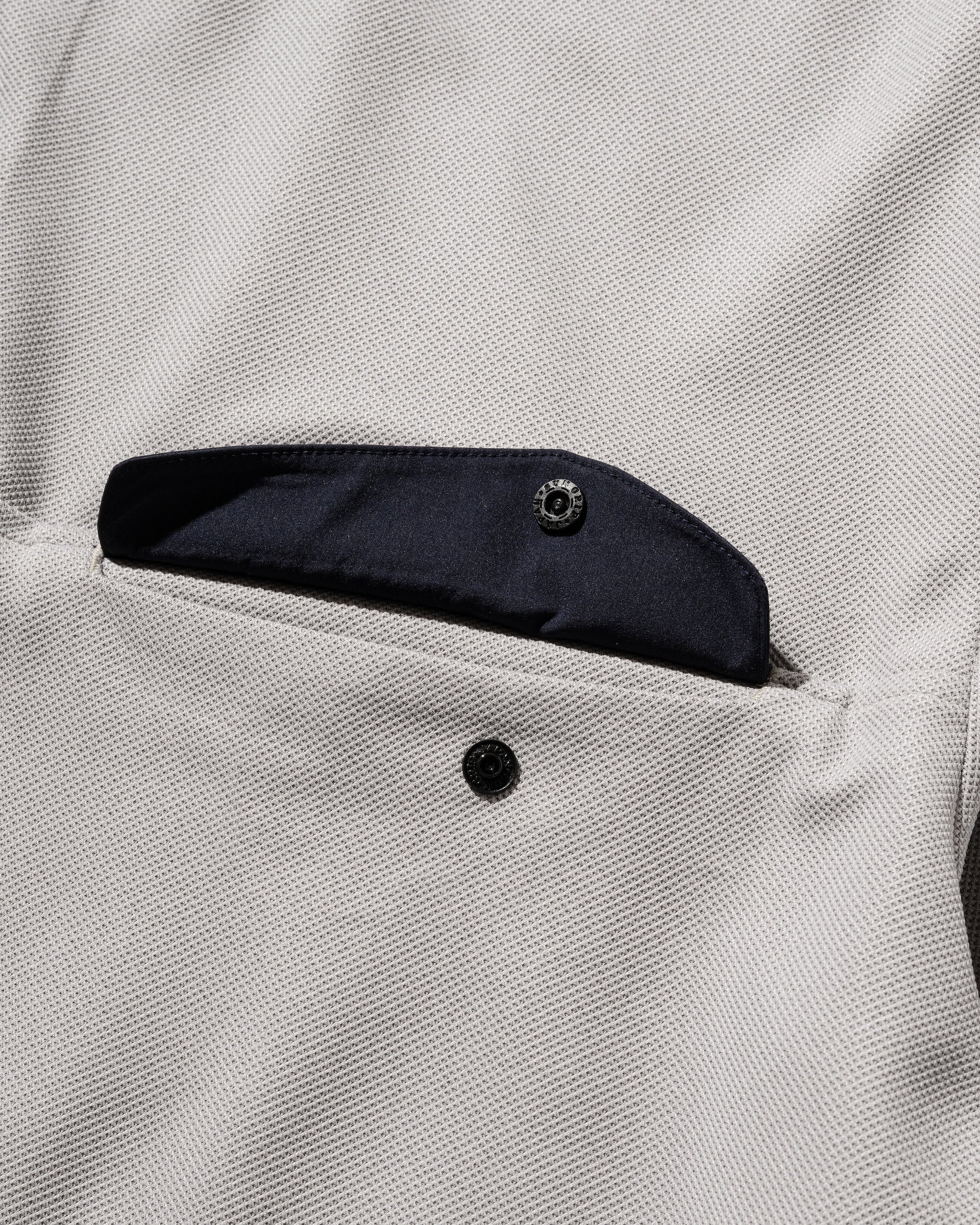【8.20 WED 20:00- IN STOCK】ACTIVE CITY S/S SNAP POLO SHIRT (GRAY)