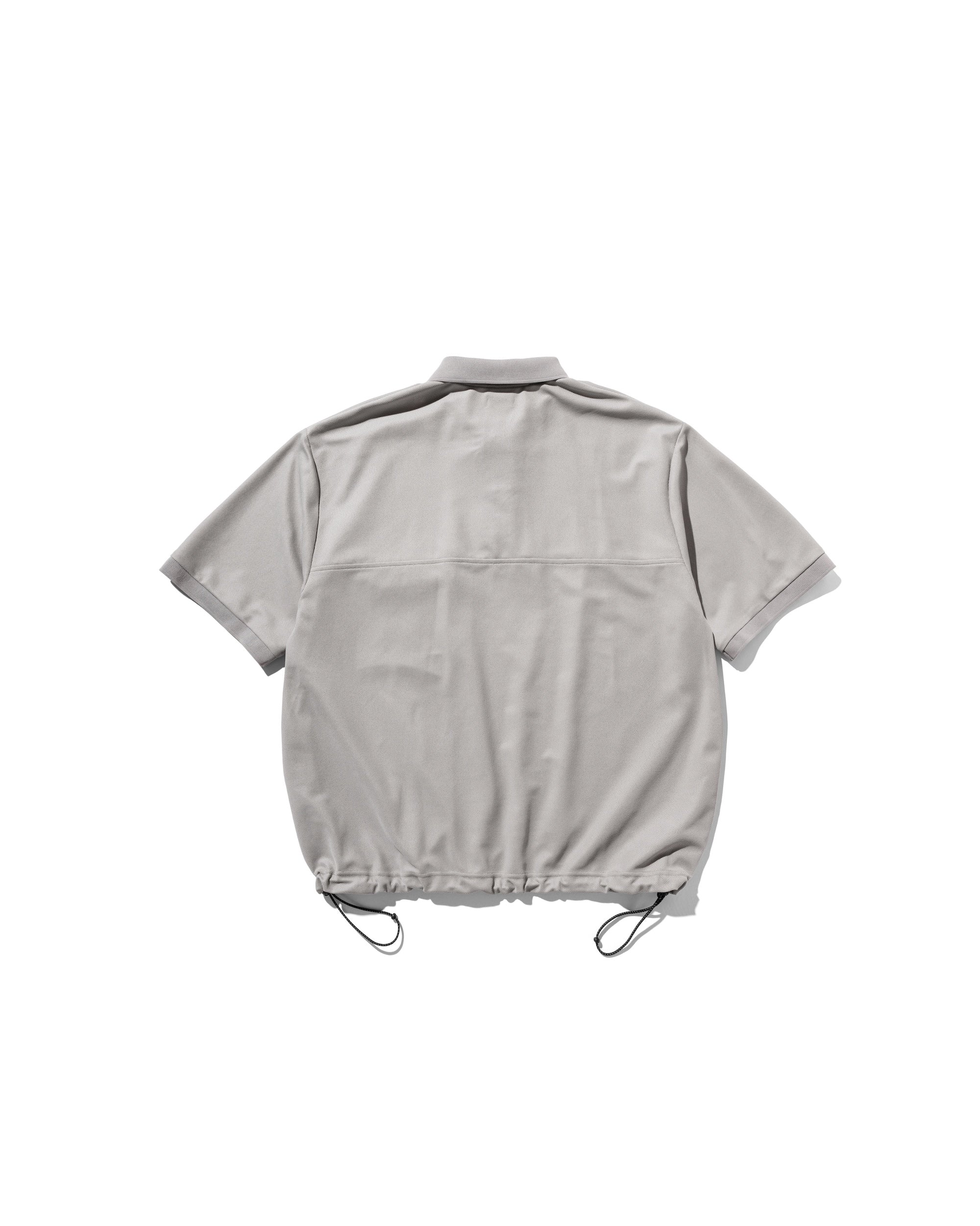 【8.20 WED 20:00- IN STOCK】ACTIVE CITY S/S SNAP POLO SHIRT (GRAY)