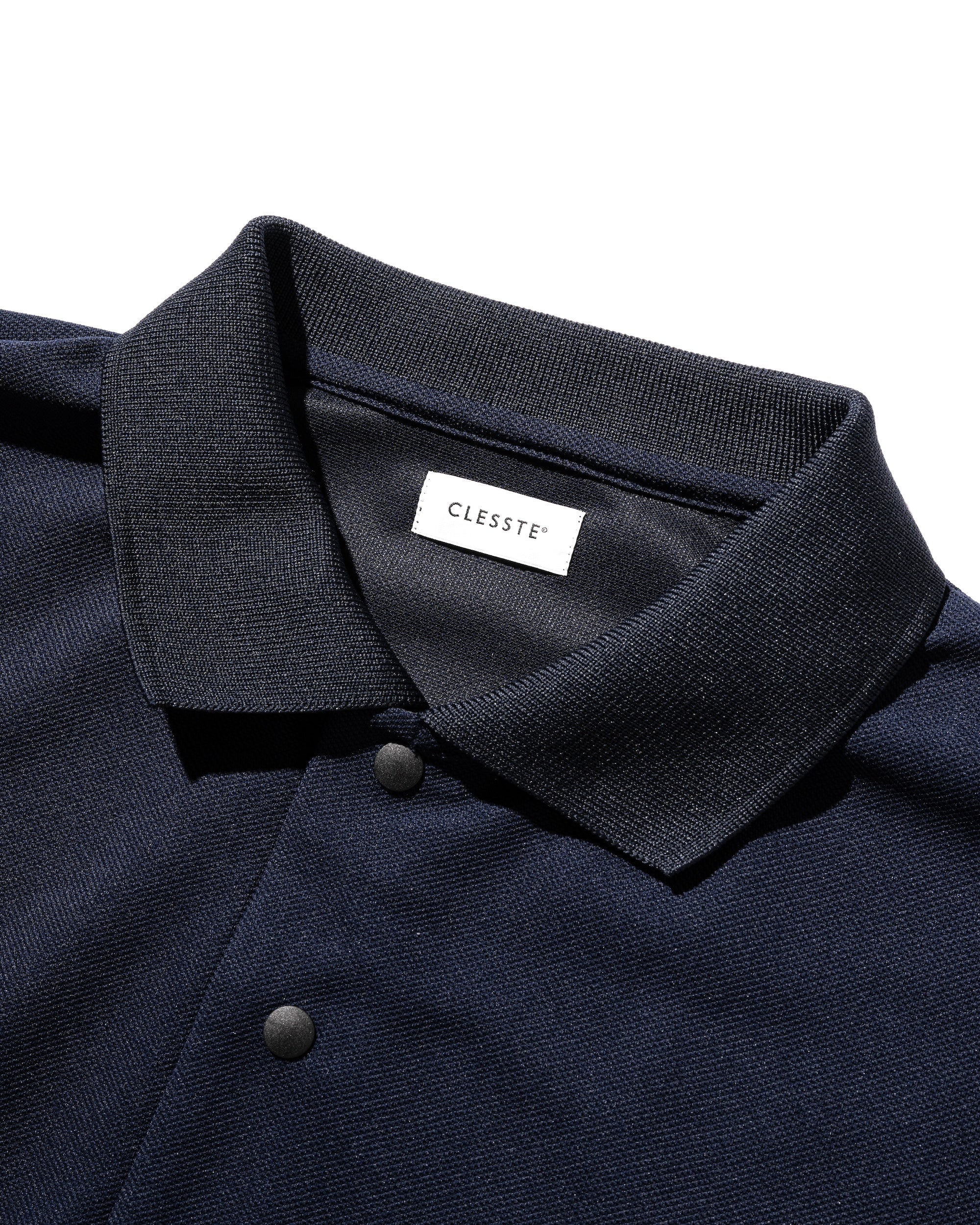 【8.20 WED 20:00- IN STOCK】ACTIVE CITY S/S SNAP POLO SHIRT (NAVY)