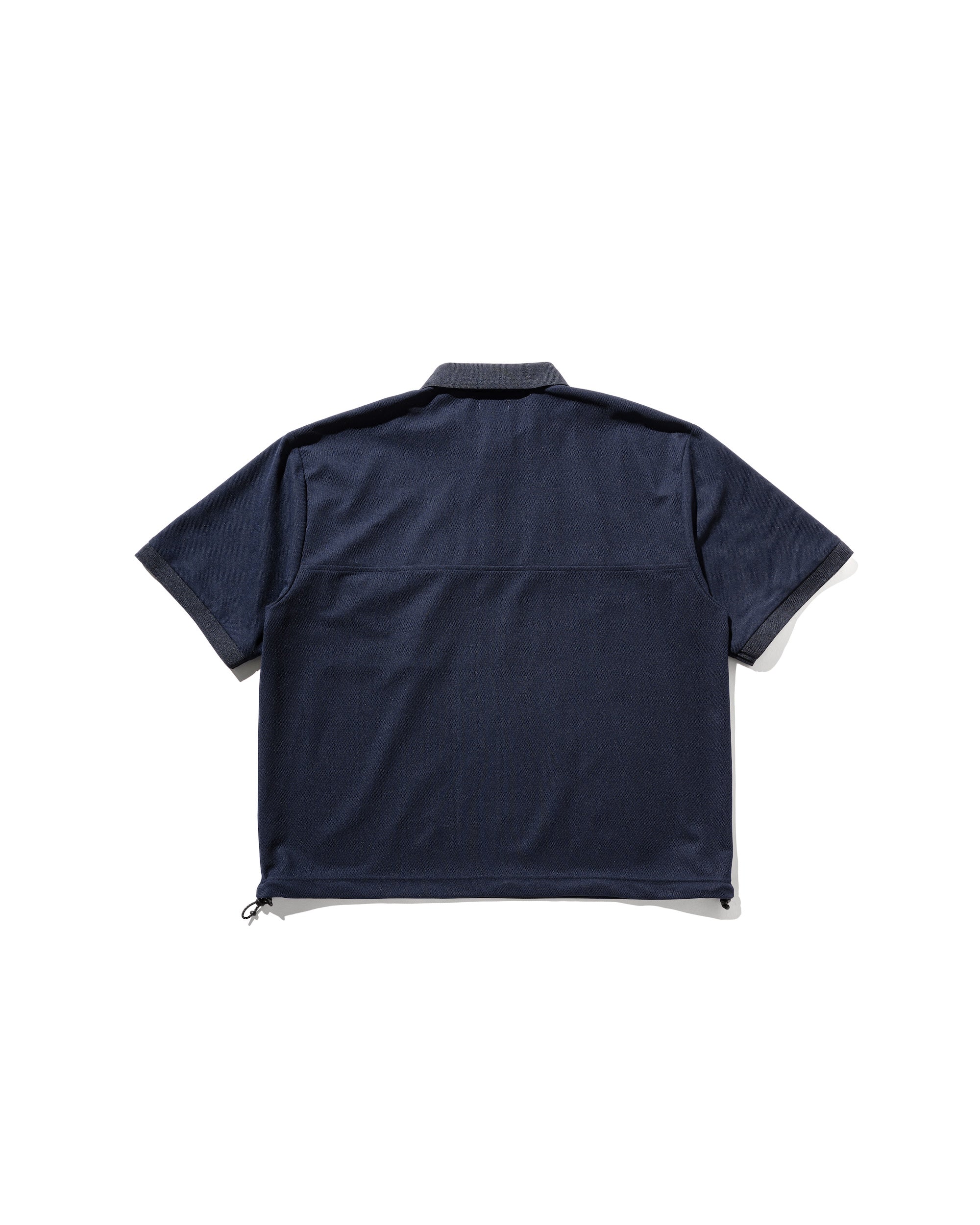 【8.20 WED 20:00- IN STOCK】ACTIVE CITY S/S SNAP POLO SHIRT (NAVY)