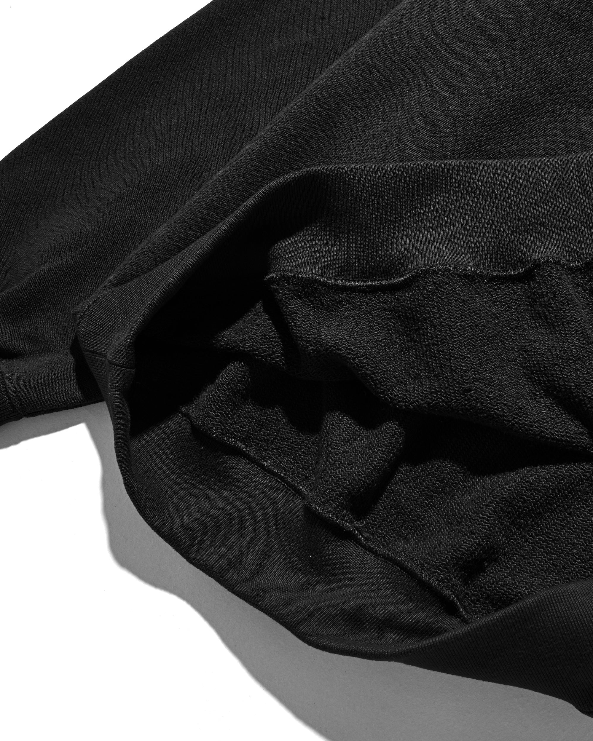 HALF SNAP SWEATSHIRT (BLACK)