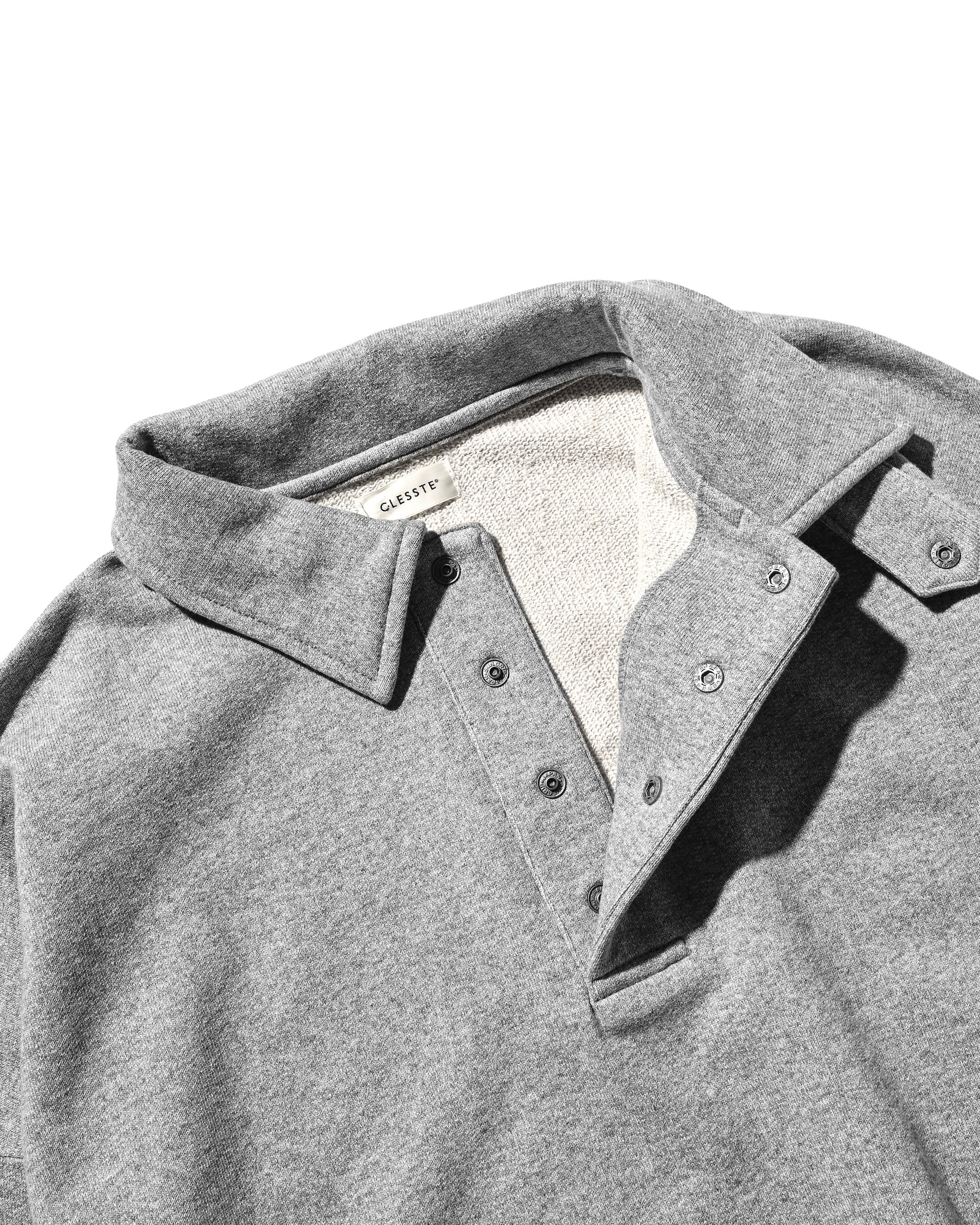 HALF SNAP SWEATSHIRT (GRAY)