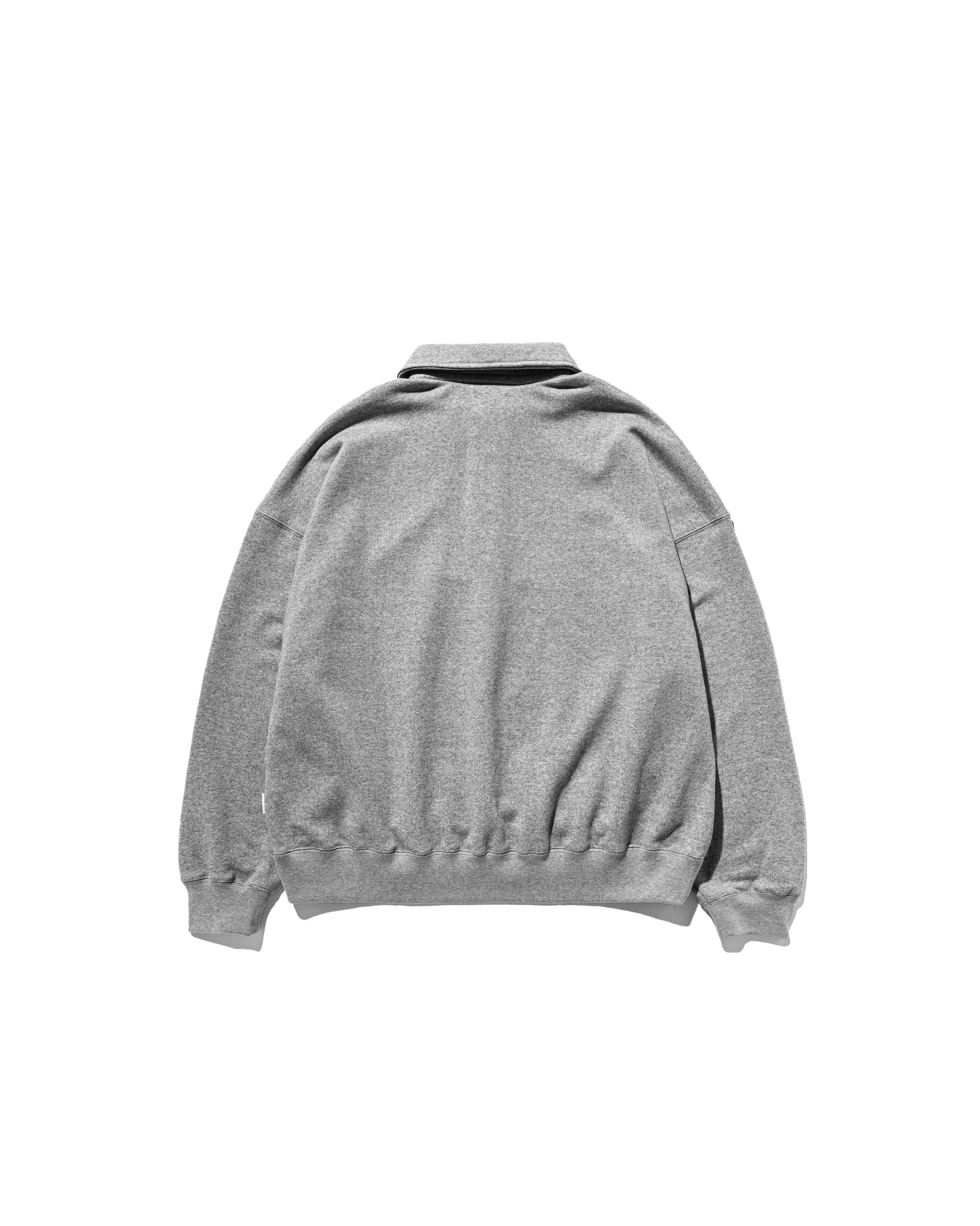 HALF SNAP SWEATSHIRT (GRAY)