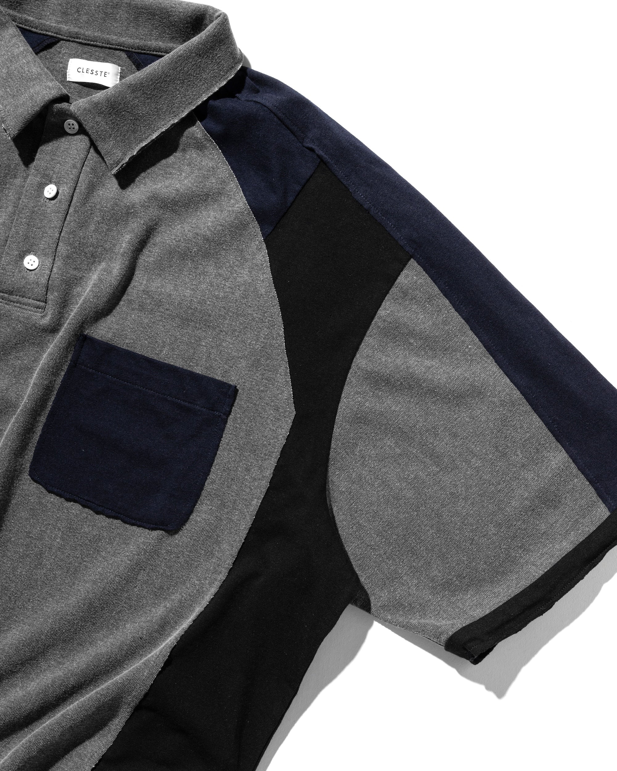 【5.10 SAT 20:00- IN STOCK】MULTI PANEL CITY S/S POLO SHIRT