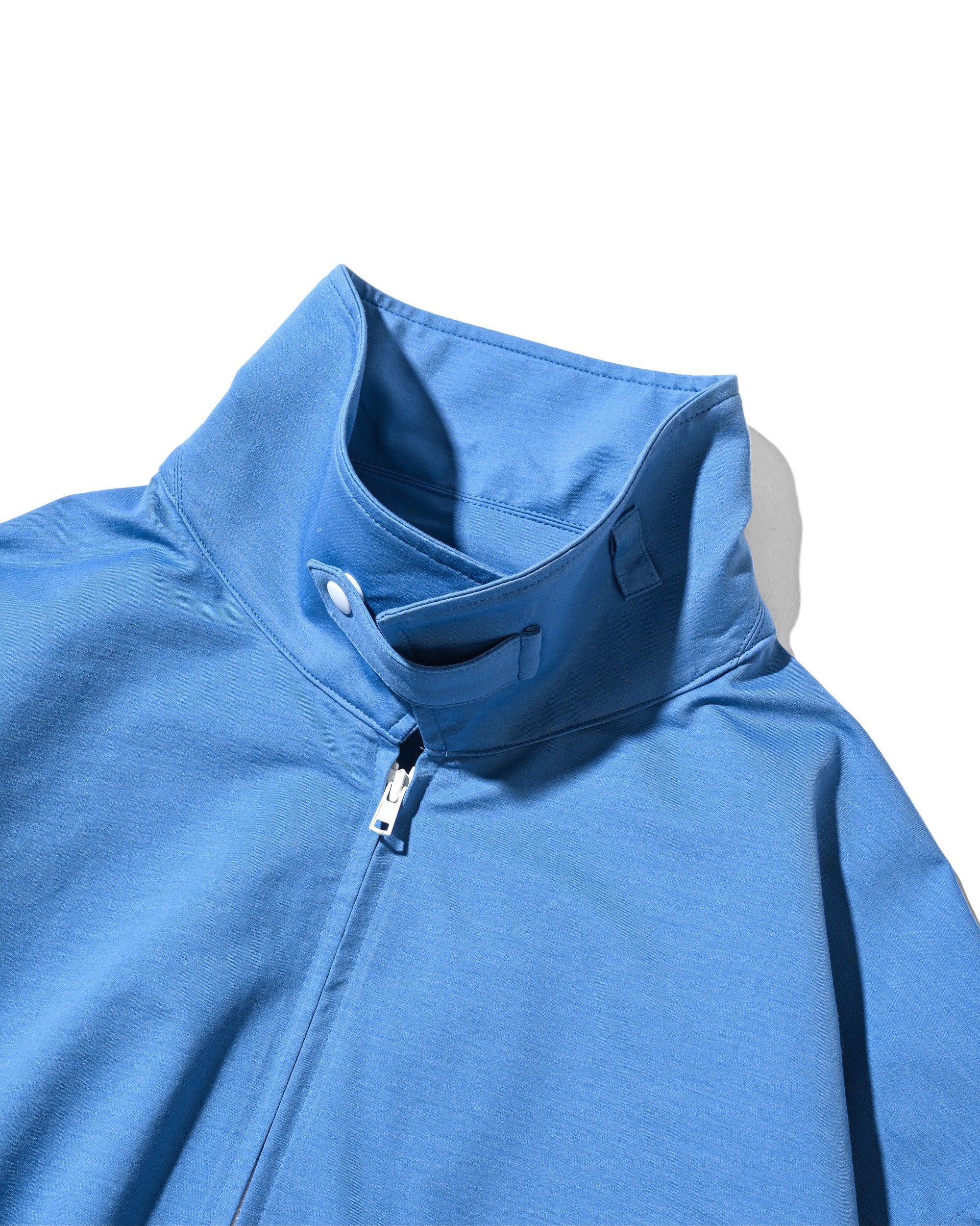 【5.30 SAT 20:00- IN STOCK】46G KNIT EVERYDAY ZIP UP L/S SHIRT (SAX BLUE)