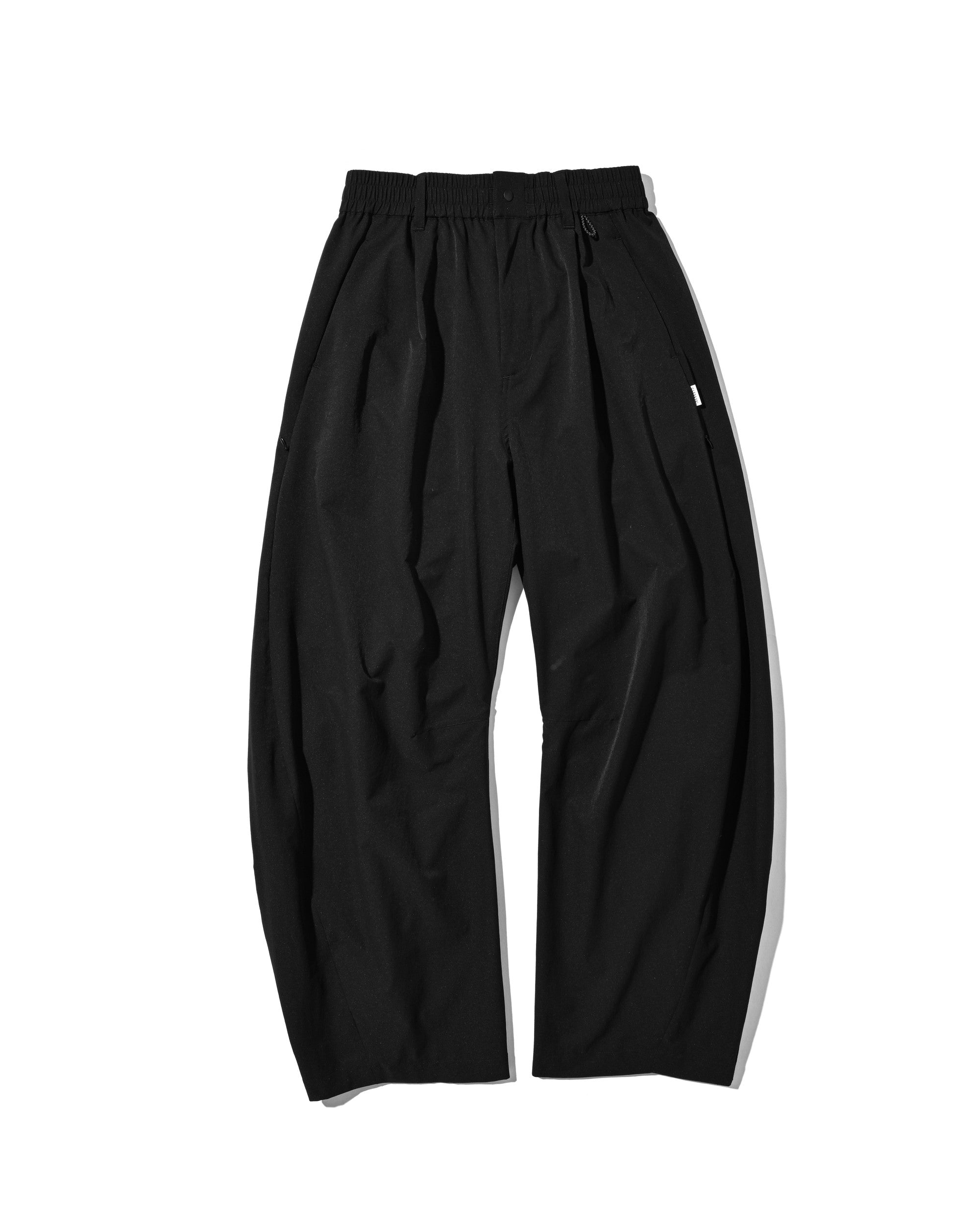 【6.3 WED 20:00- IN STOCK】COOLDOTS® CITY BARREL LEG PANTS(BLACK)
