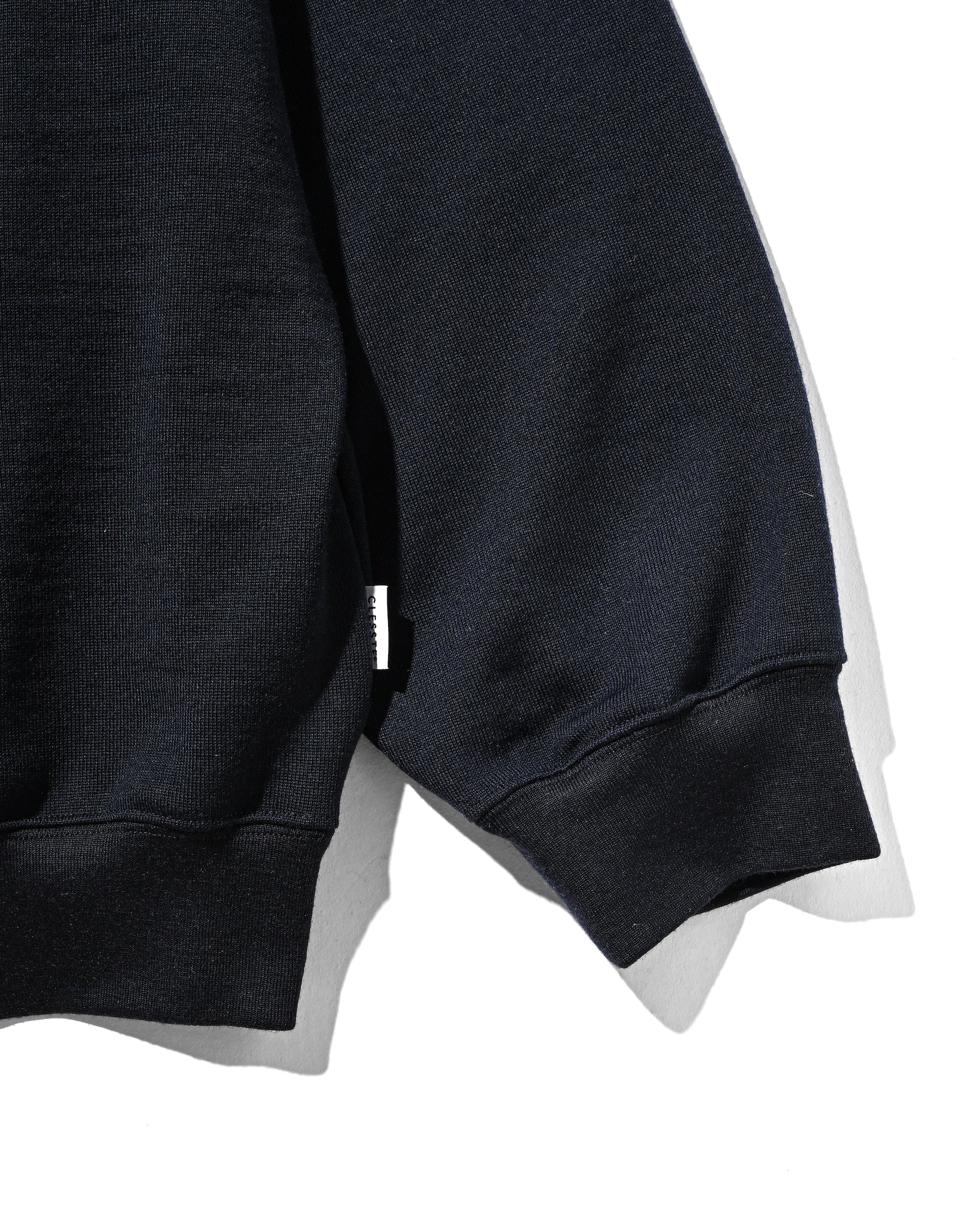 【10.29 WED 20:00- IN STOCK】WOOL SWEATSHIRT (NAVY)