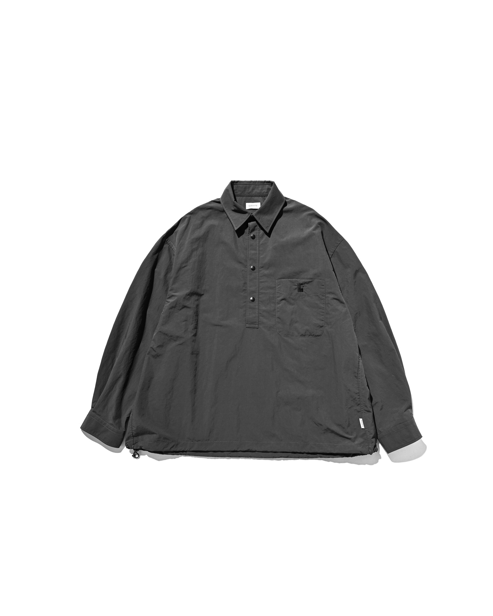 【10.25 SAT 20:00- IN STOCK】ACTIVE CITY UNIFORM L/S PULLOVER SHIRT (GRAY)