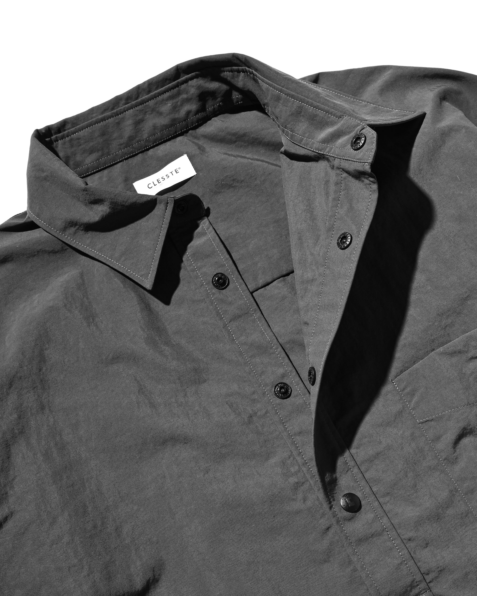 【10.25 SAT 20:00- IN STOCK】ACTIVE CITY UNIFORM L/S PULLOVER SHIRT (GRAY)